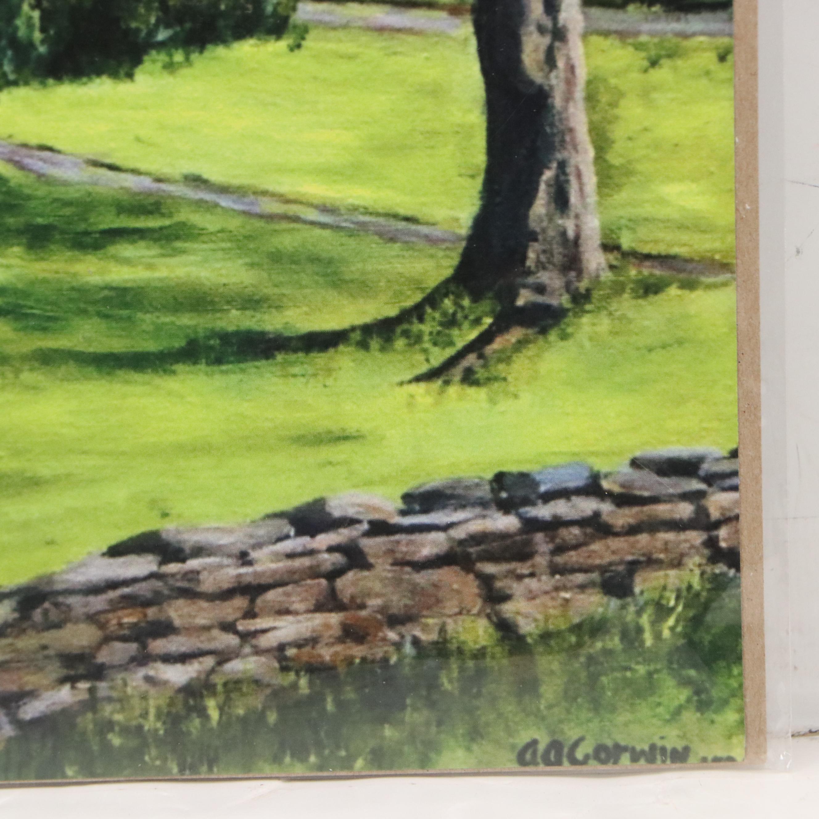 Digital Print of Suburban House, 21st Century