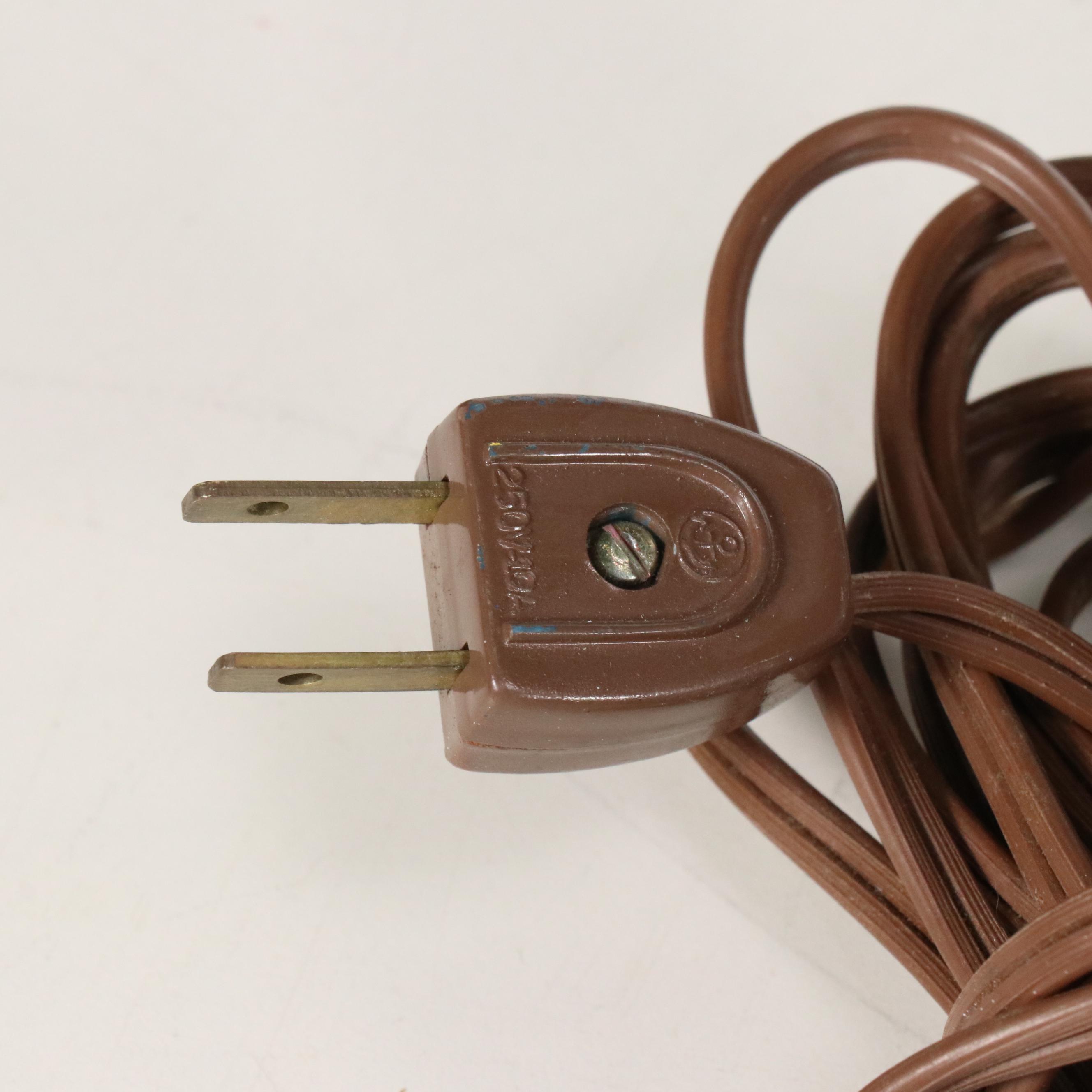 Chinese Palm Wood and Cherry Finish Wooden Abacus Table Lamp