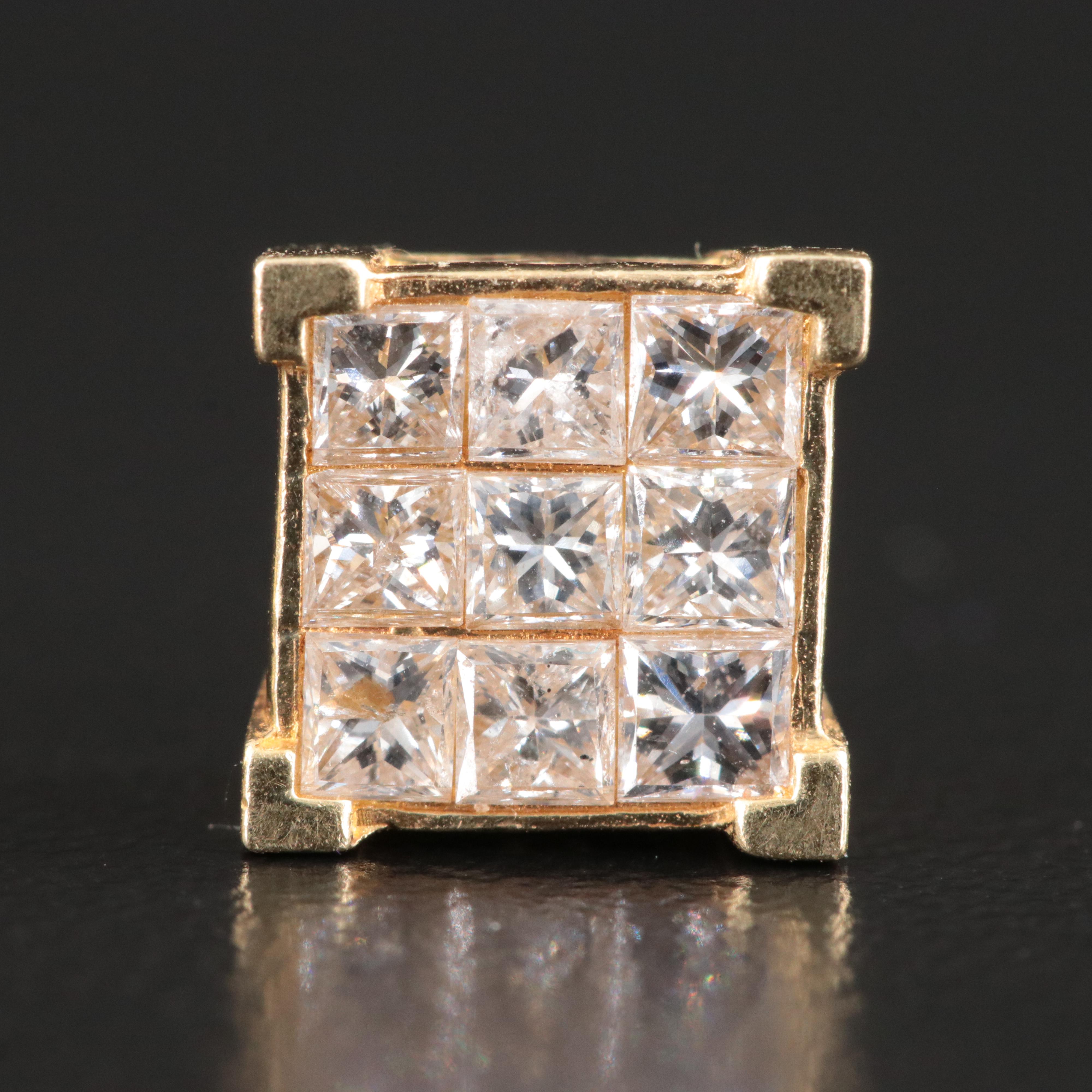 14K 0.95 CTW Diamond Earrings