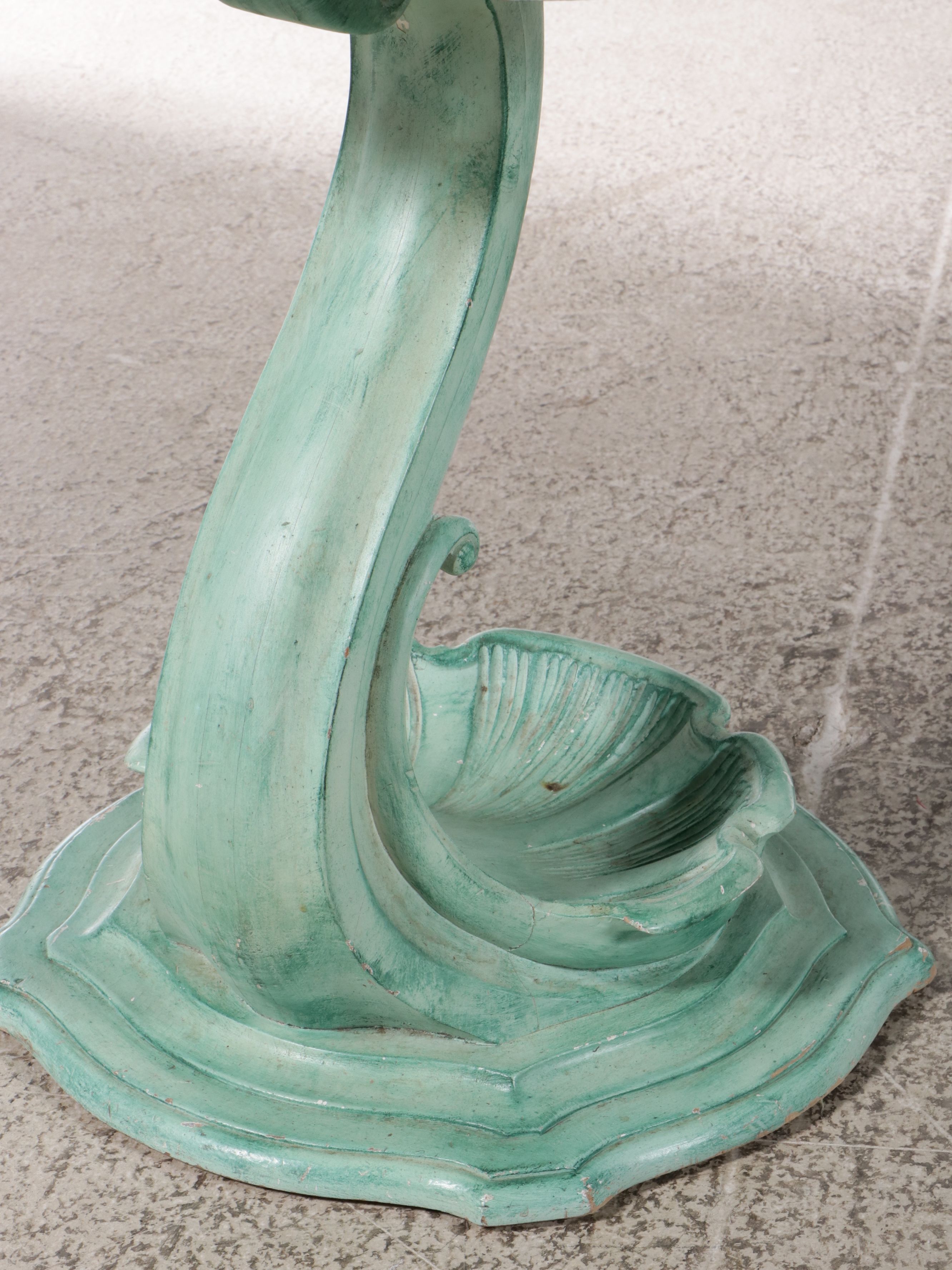 Art Deco Single-Drawer Accent Tables with Marble Top with Vanderbilt Provenance