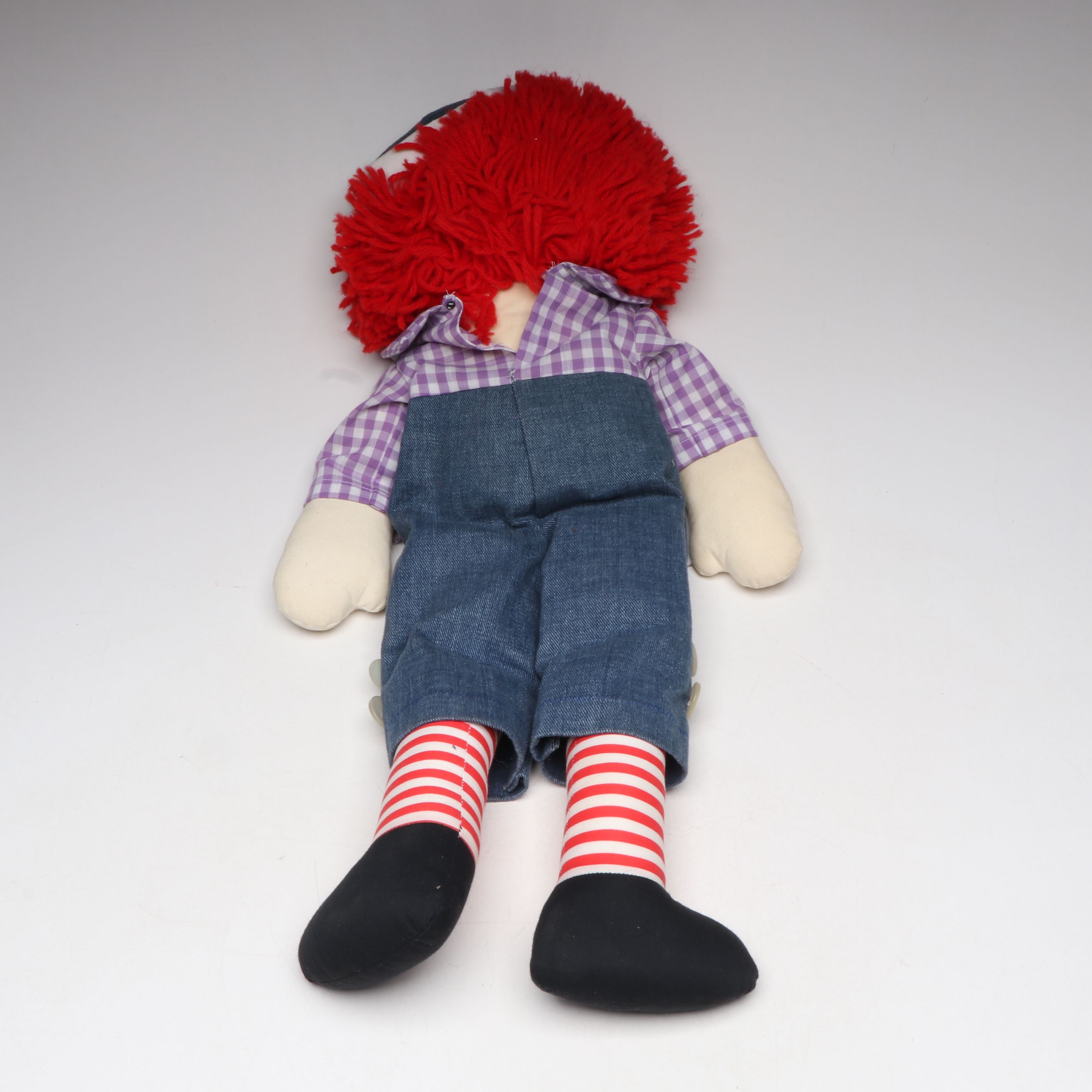 Raggedy Ann and Andy Cloth Dolls, Mid to Late 20th Century