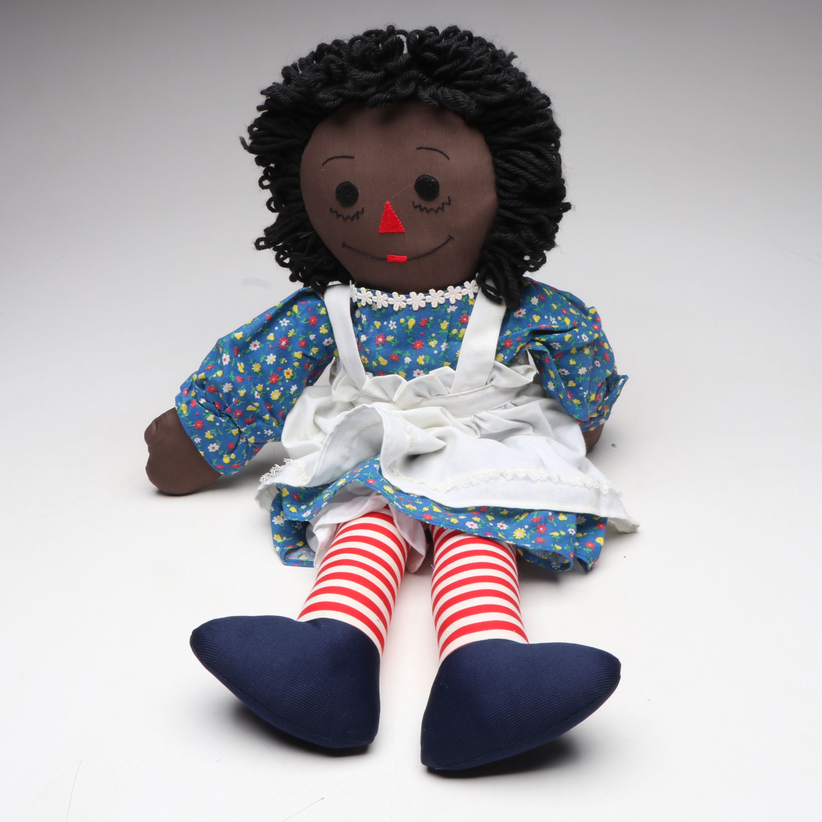 Raggedy Ann and Andy Cloth Dolls, Mid to Late 20th Century