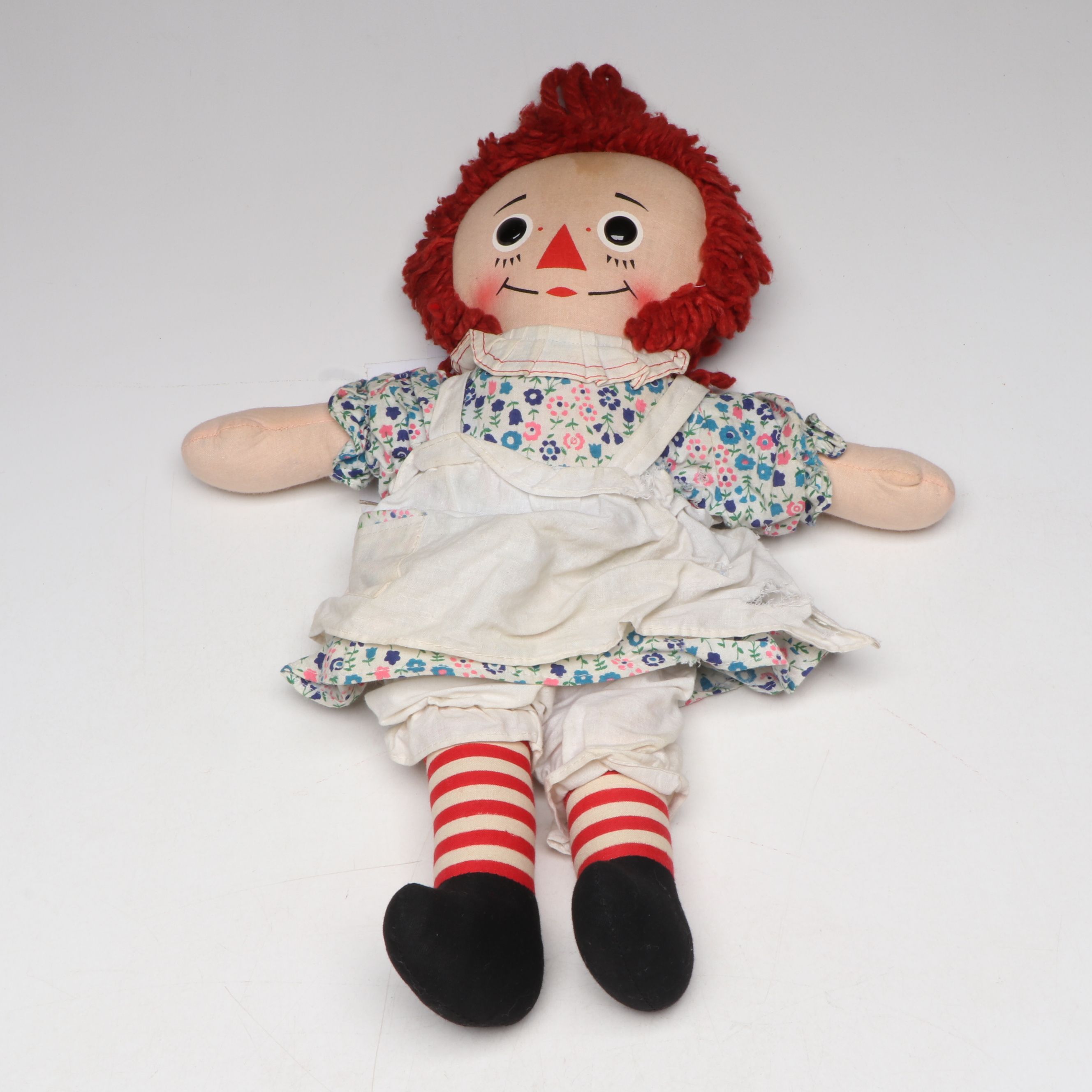 Raggedy Ann and Andy Cloth Dolls, Mid to Late 20th Century