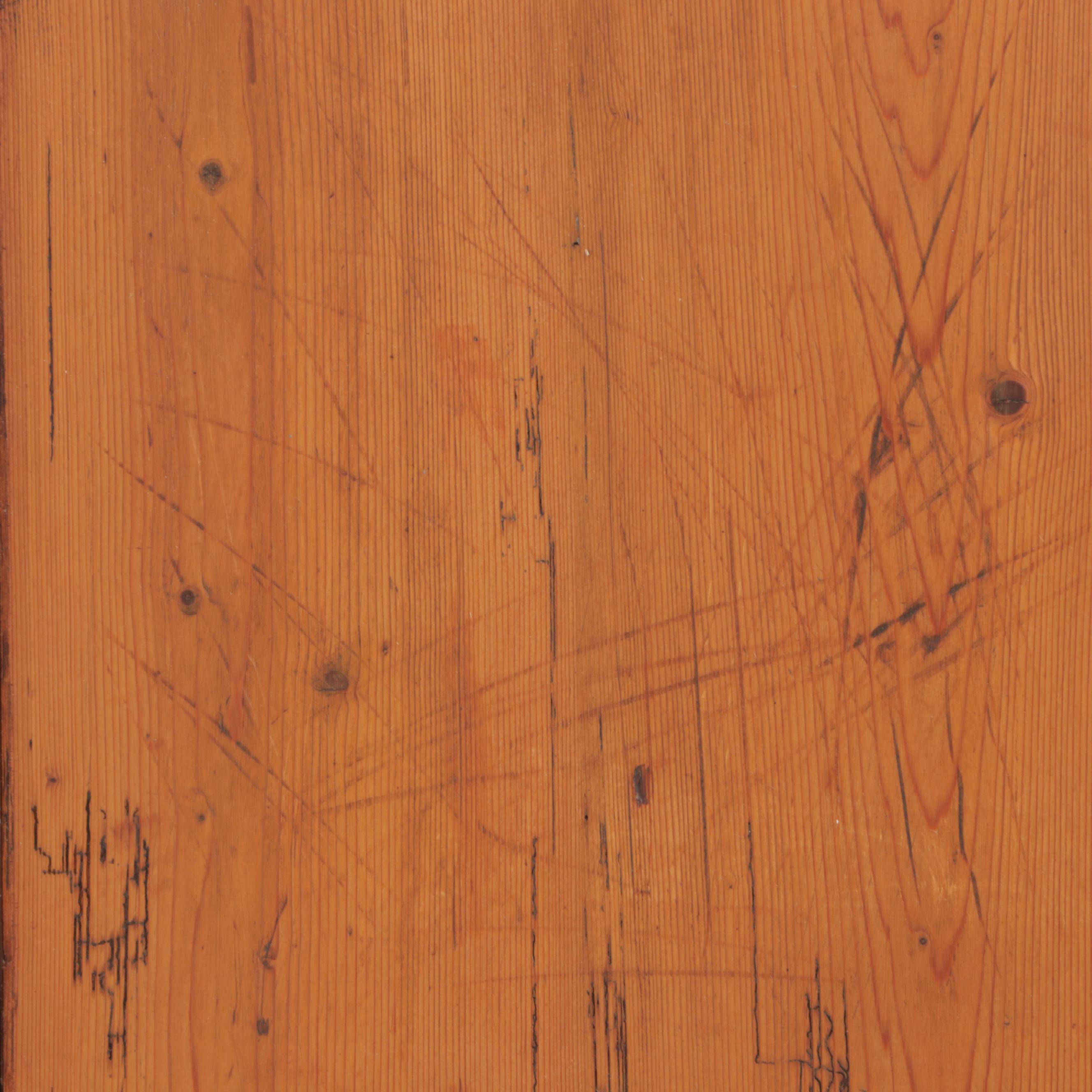 French Provincial Carved Pine "Wedding" Armoire, 19th Century