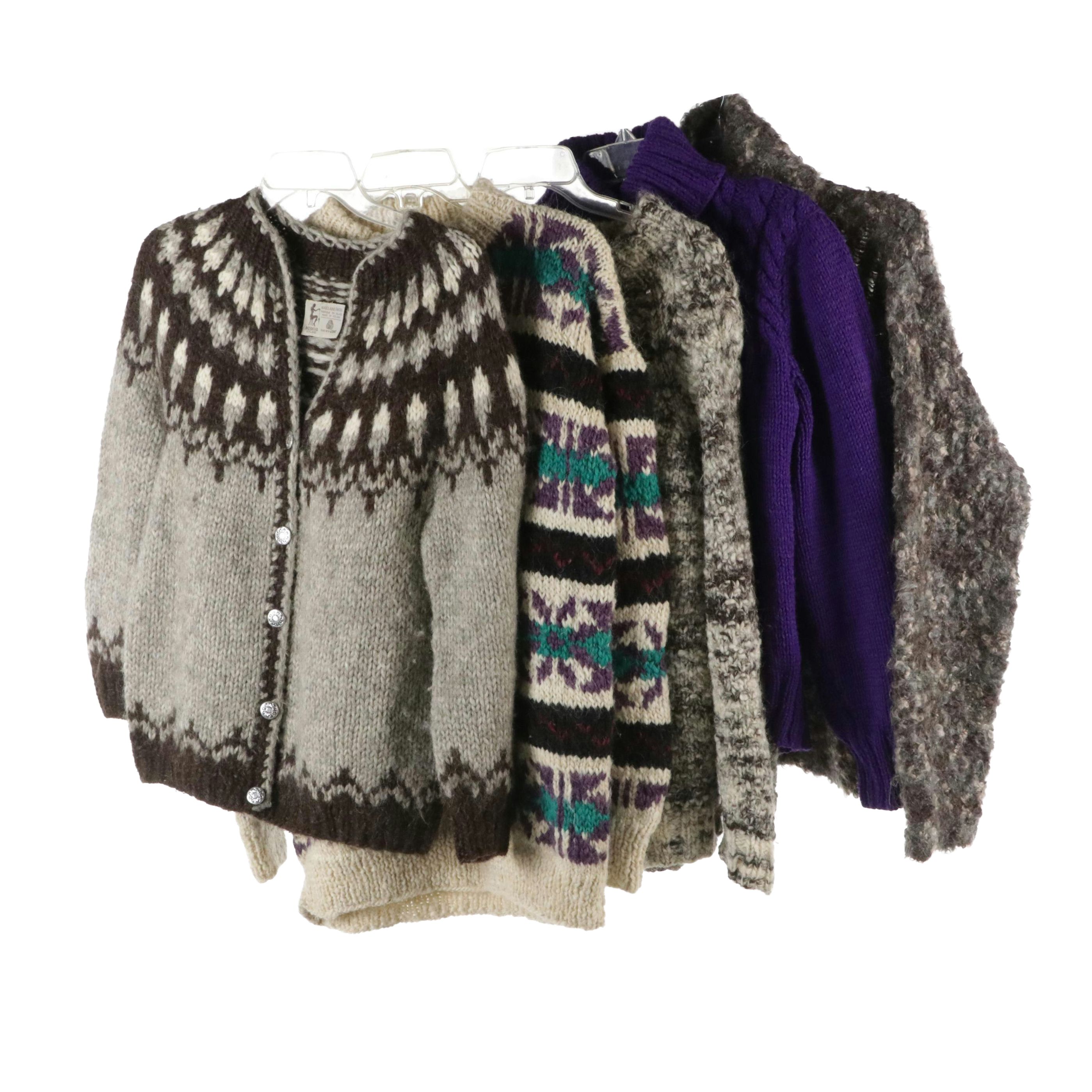 Wool Sweaters, Turtlenecks and Cardigan from Carducci, Ralph Lauren & More