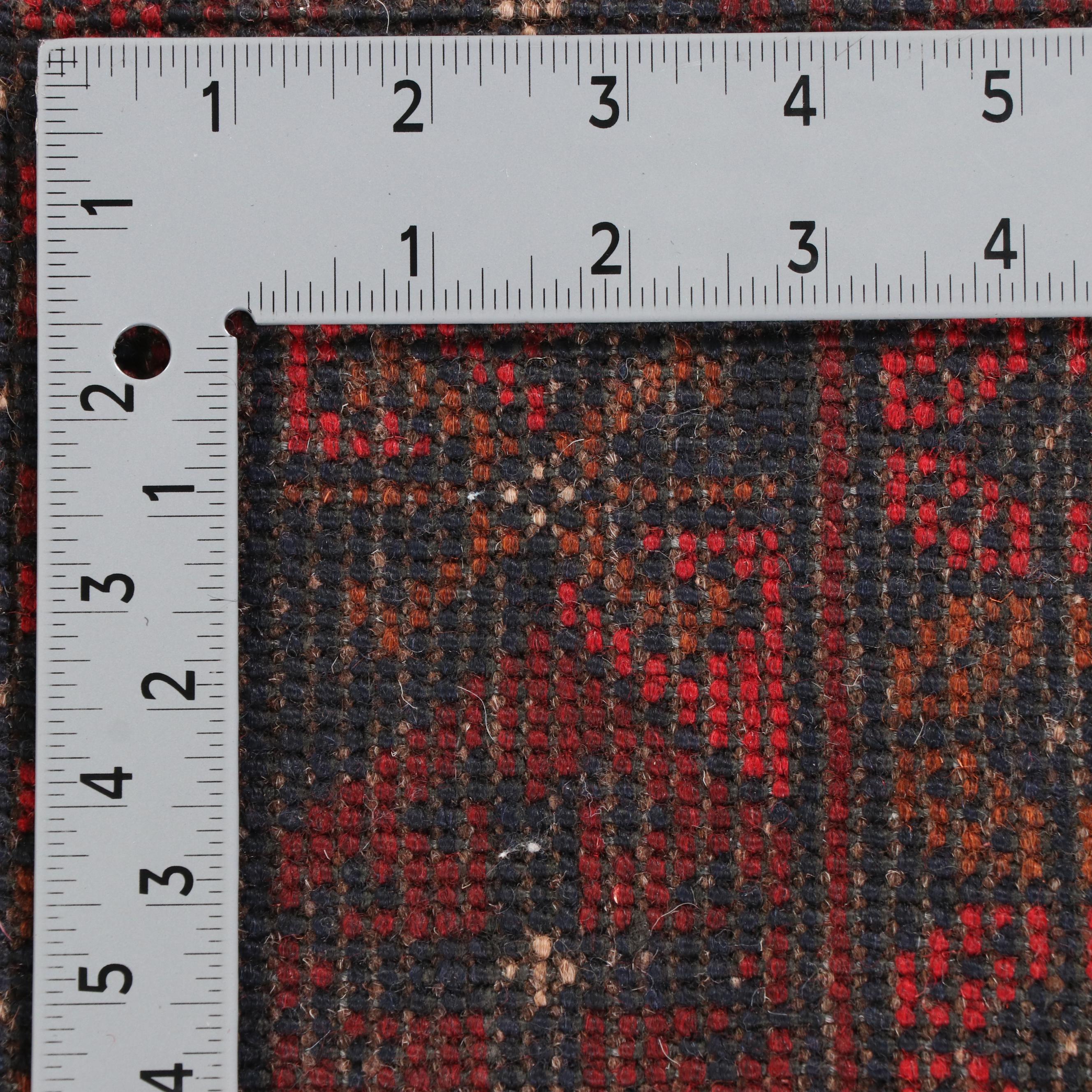 3'4 x 4'8 Hand-Knotted Afghan Tekke Bokhara Accent Rug