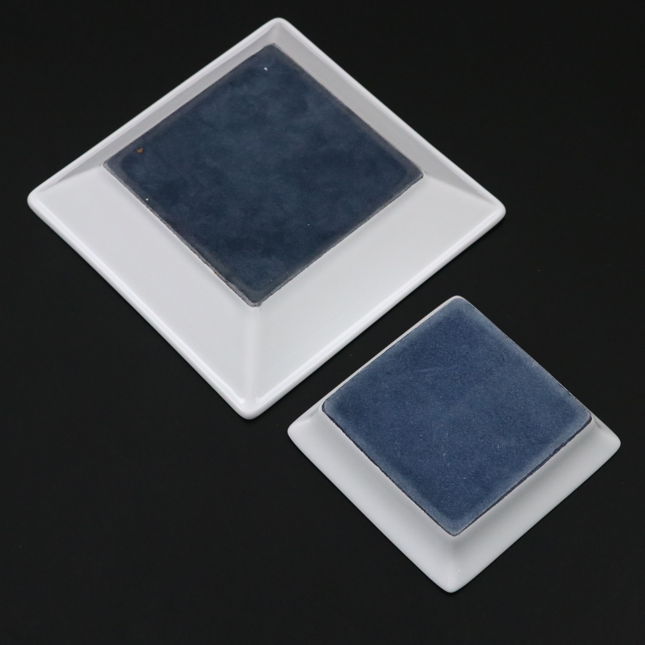 Hermès "Chaine d'Ancre" Porcelain Square Valet Trays