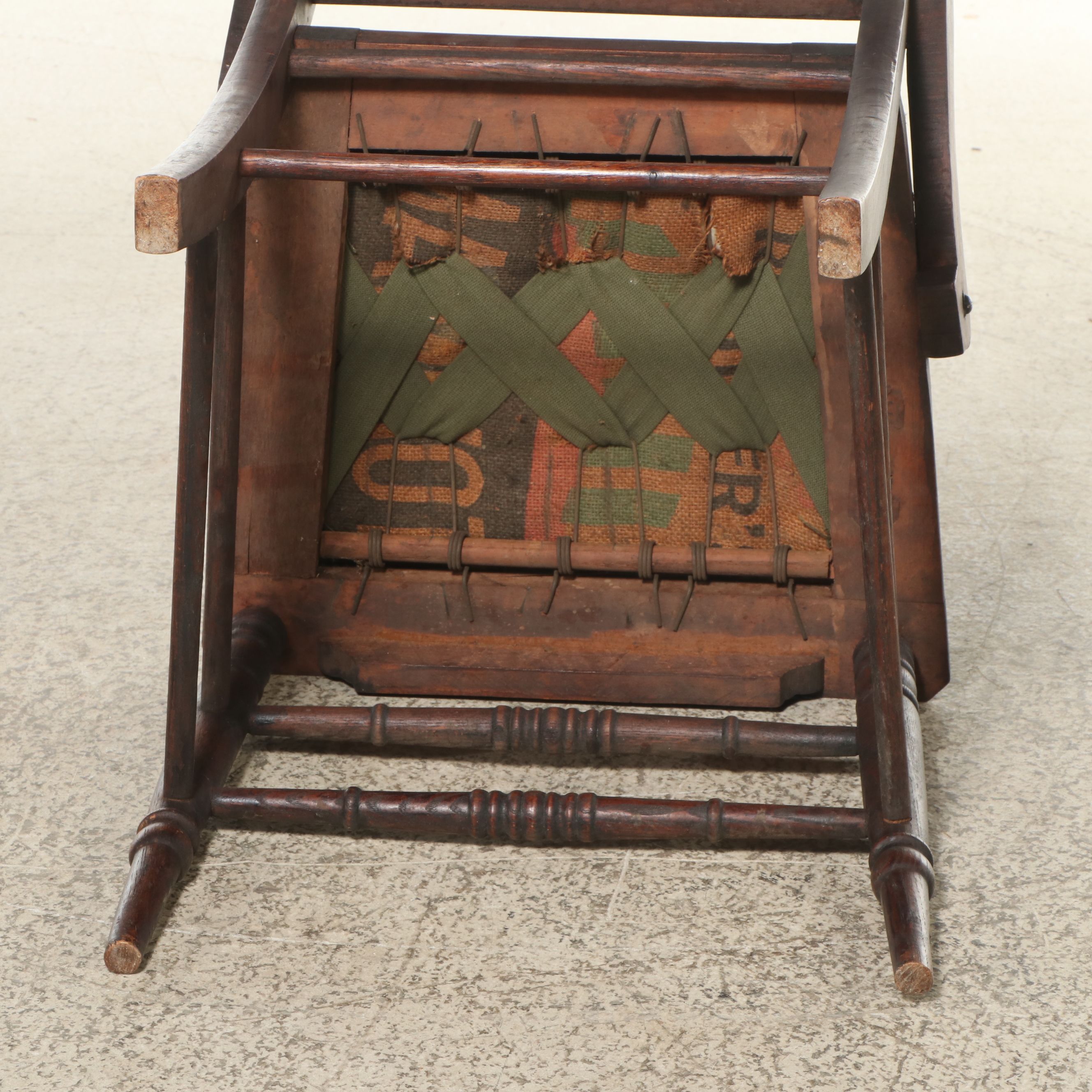 Pair of Eastlake Style Walnut Finish Chairs with Needlepoint Seats