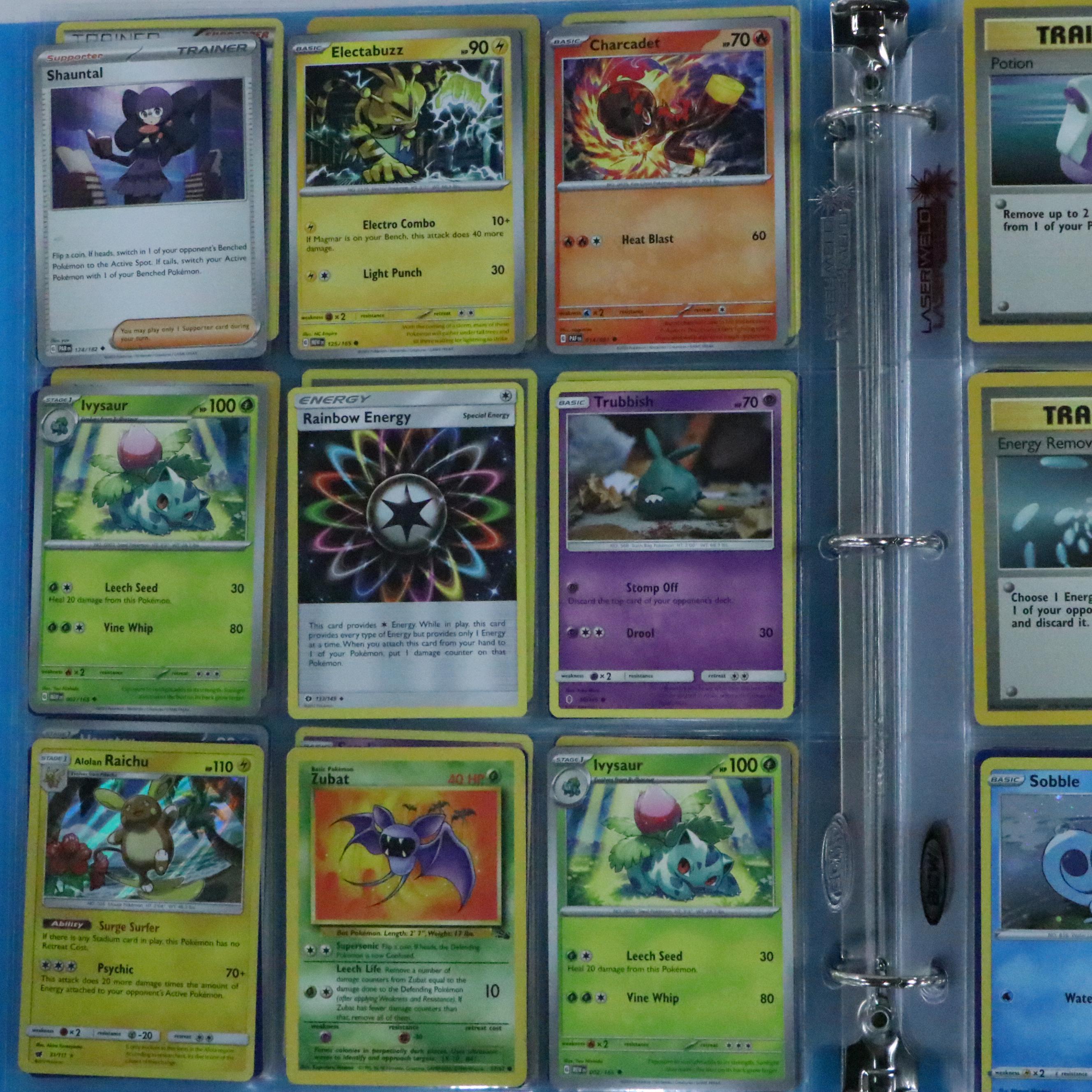 Pokémon Card Collection Featuring Holos and More, 1990s–2020s