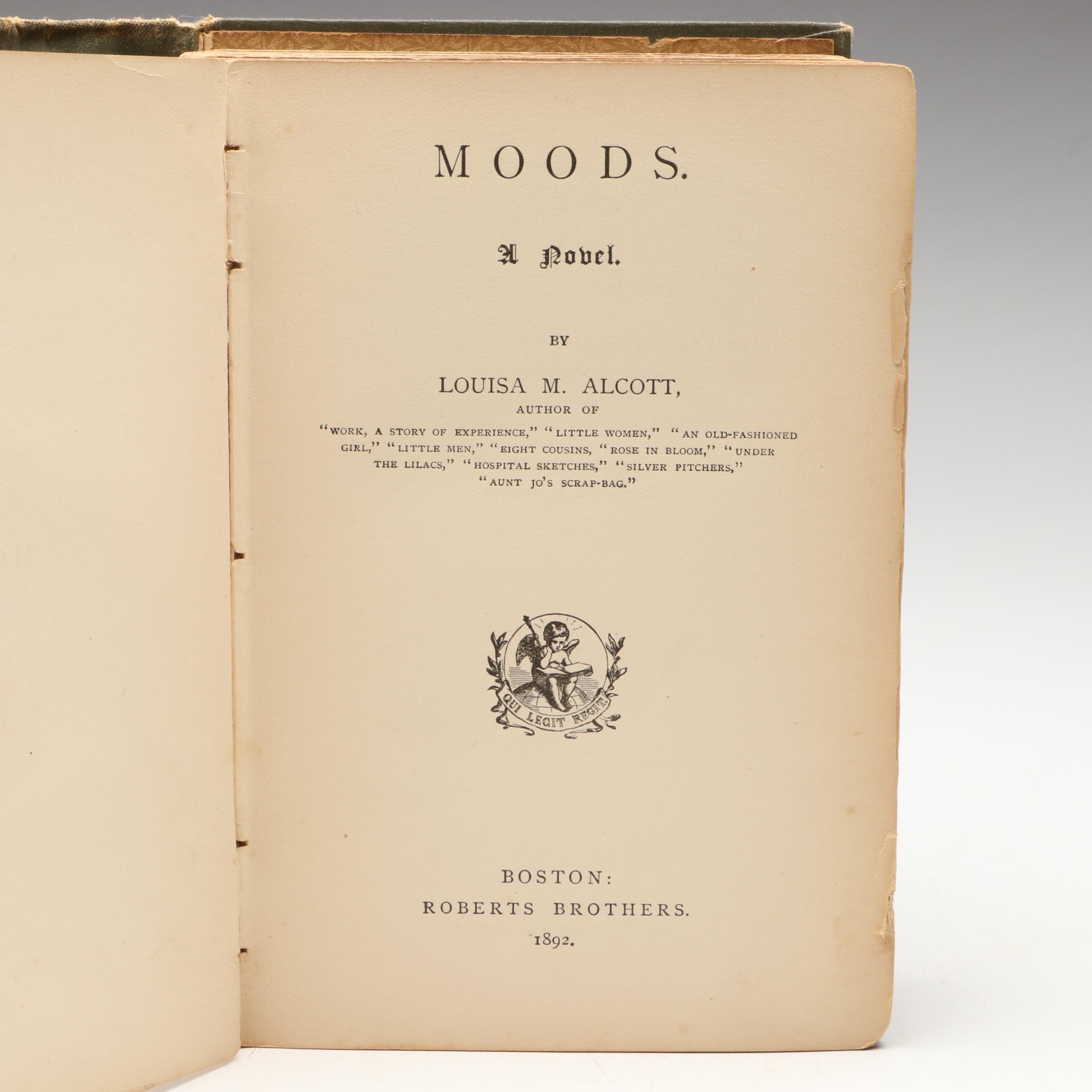 First Edition "Little Men" by Louisa M. Alcott and More Titles, Late 19th C.