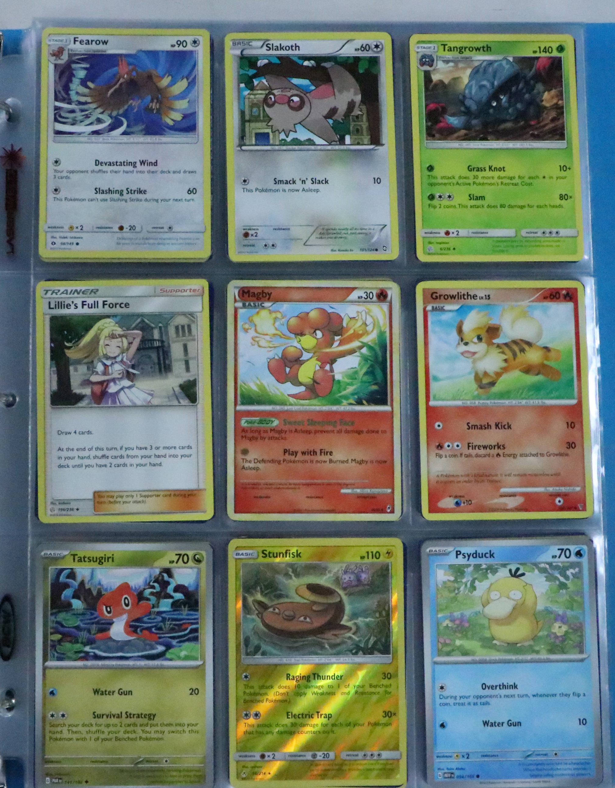 Pokémon Card Collection Featuring Holos and More, 1990s–2020s