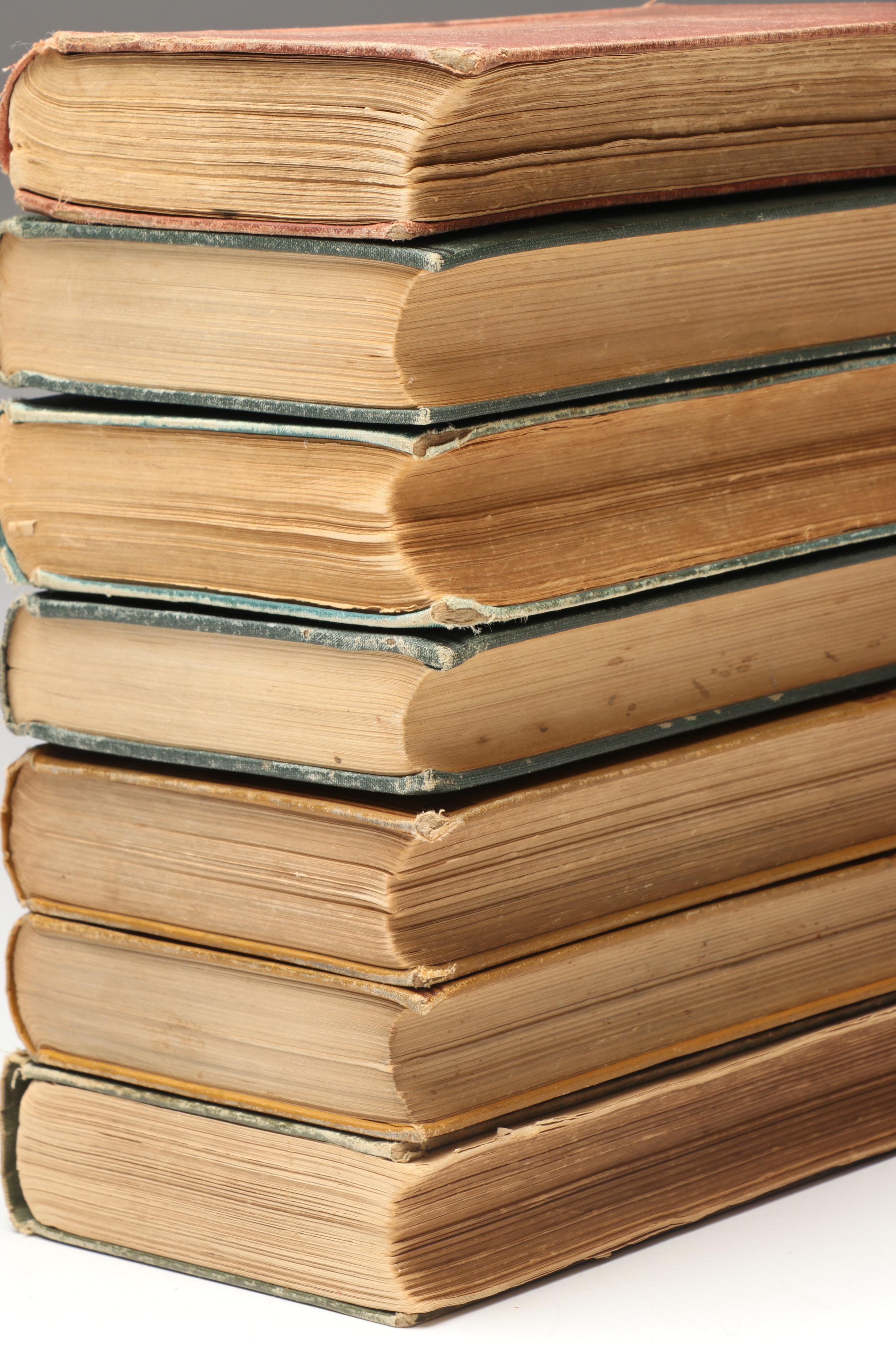 First Edition "Little Men" by Louisa M. Alcott and More Titles, Late 19th C.