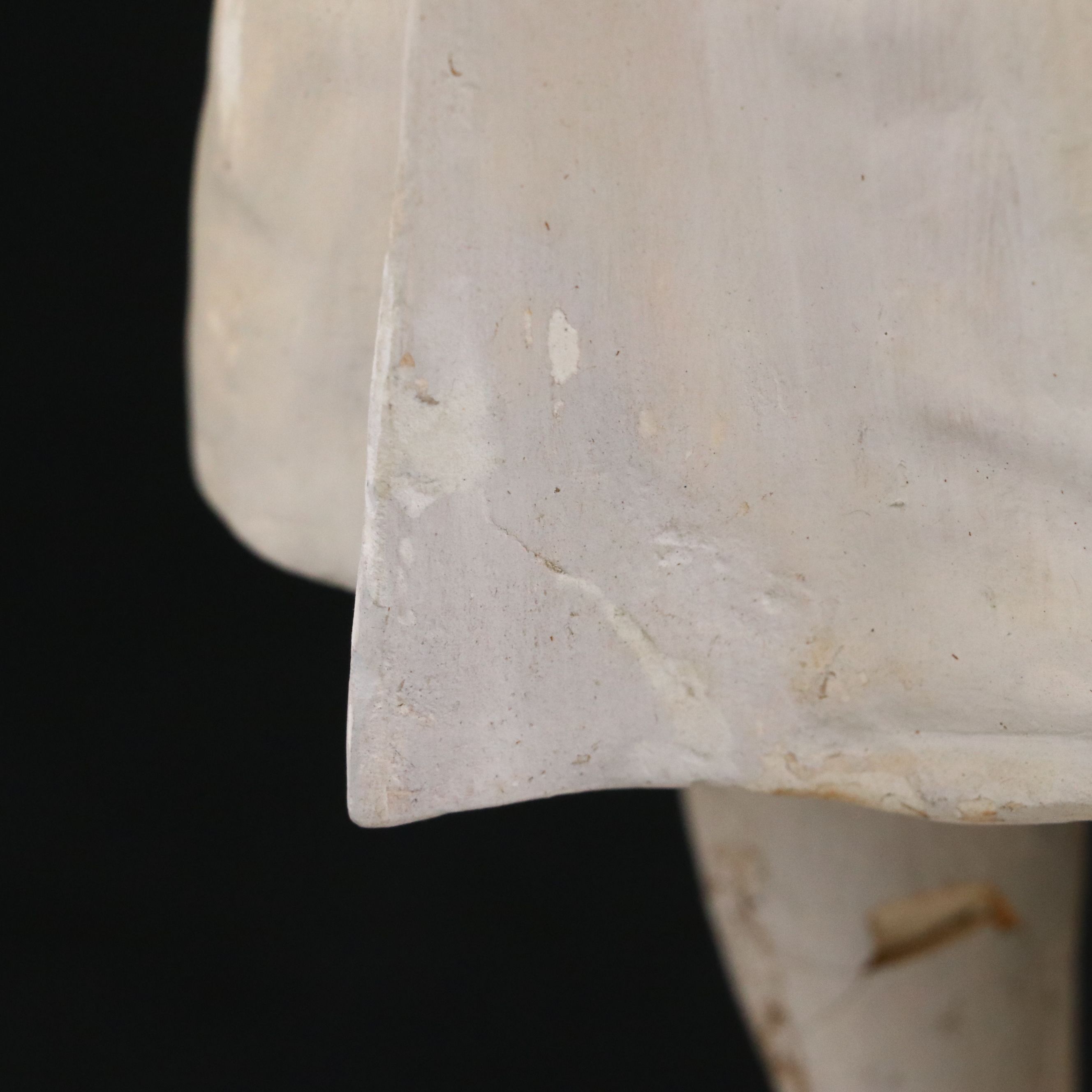 William Mercer Cast Plaster Violinist or Luthier Figurine, 19th Century