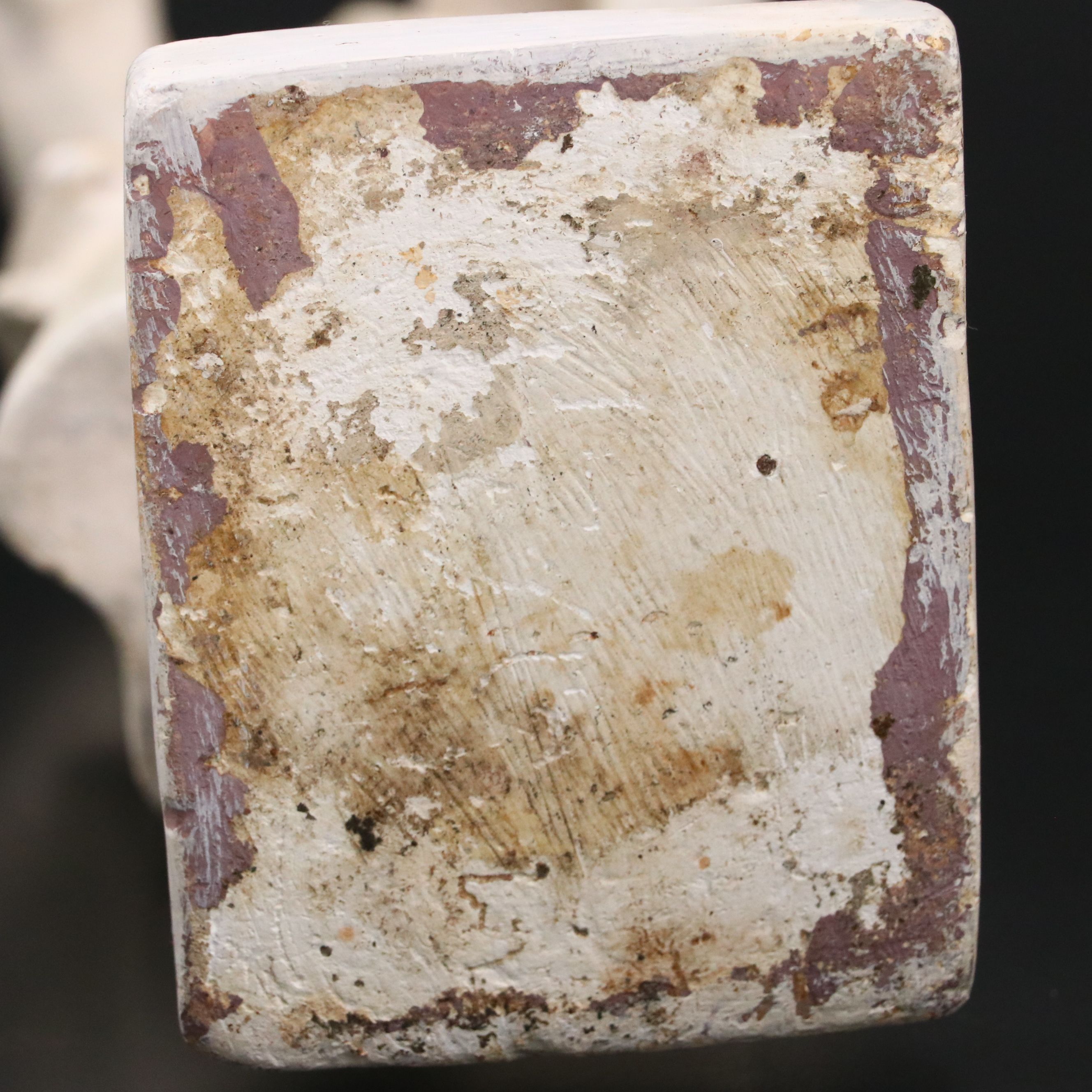 William Mercer Cast Plaster Violinist or Luthier Figurine, 19th Century