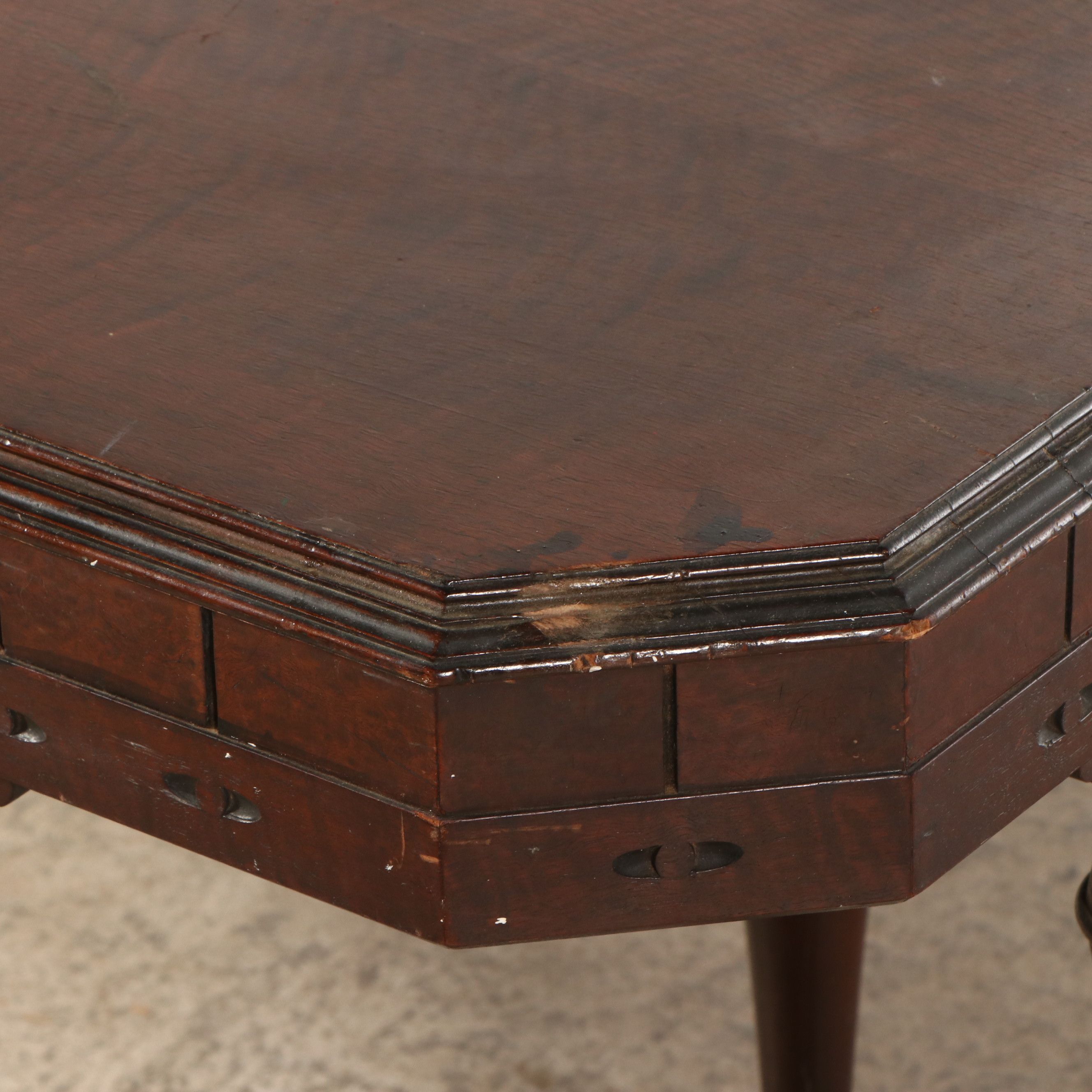 Jacobean Style Walnut Library Table, 1920s