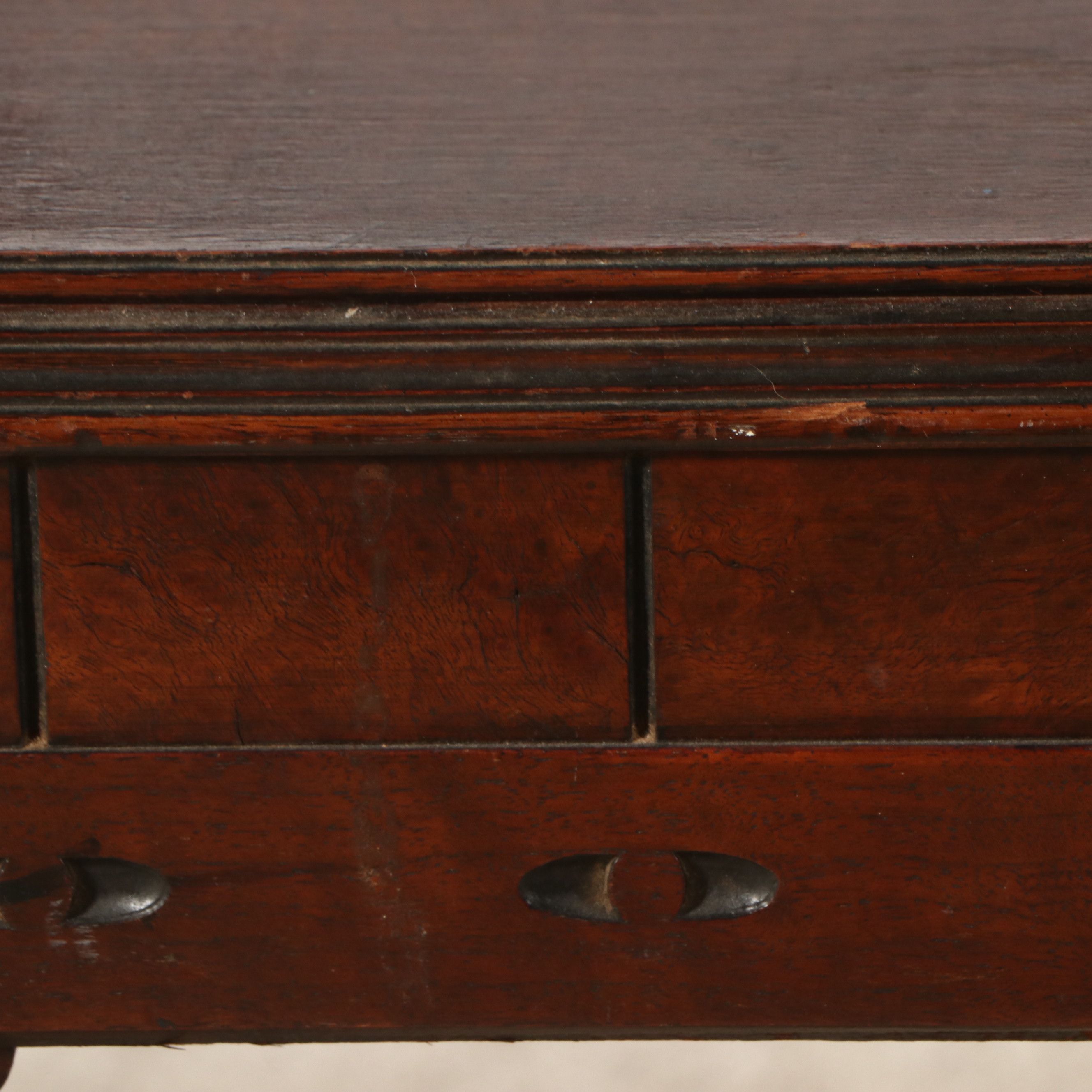 Jacobean Style Walnut Library Table, 1920s