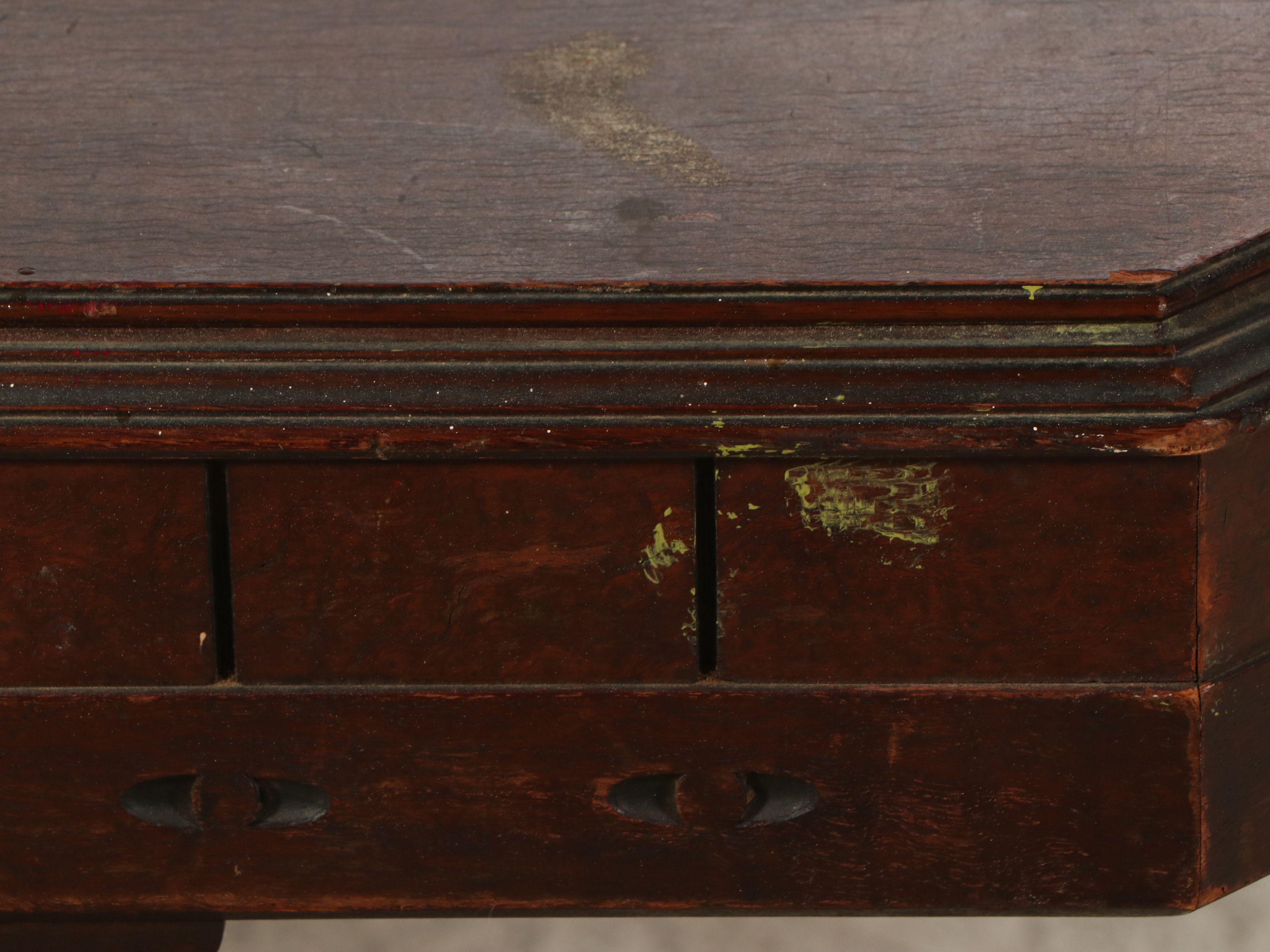 Jacobean Style Walnut Library Table, 1920s