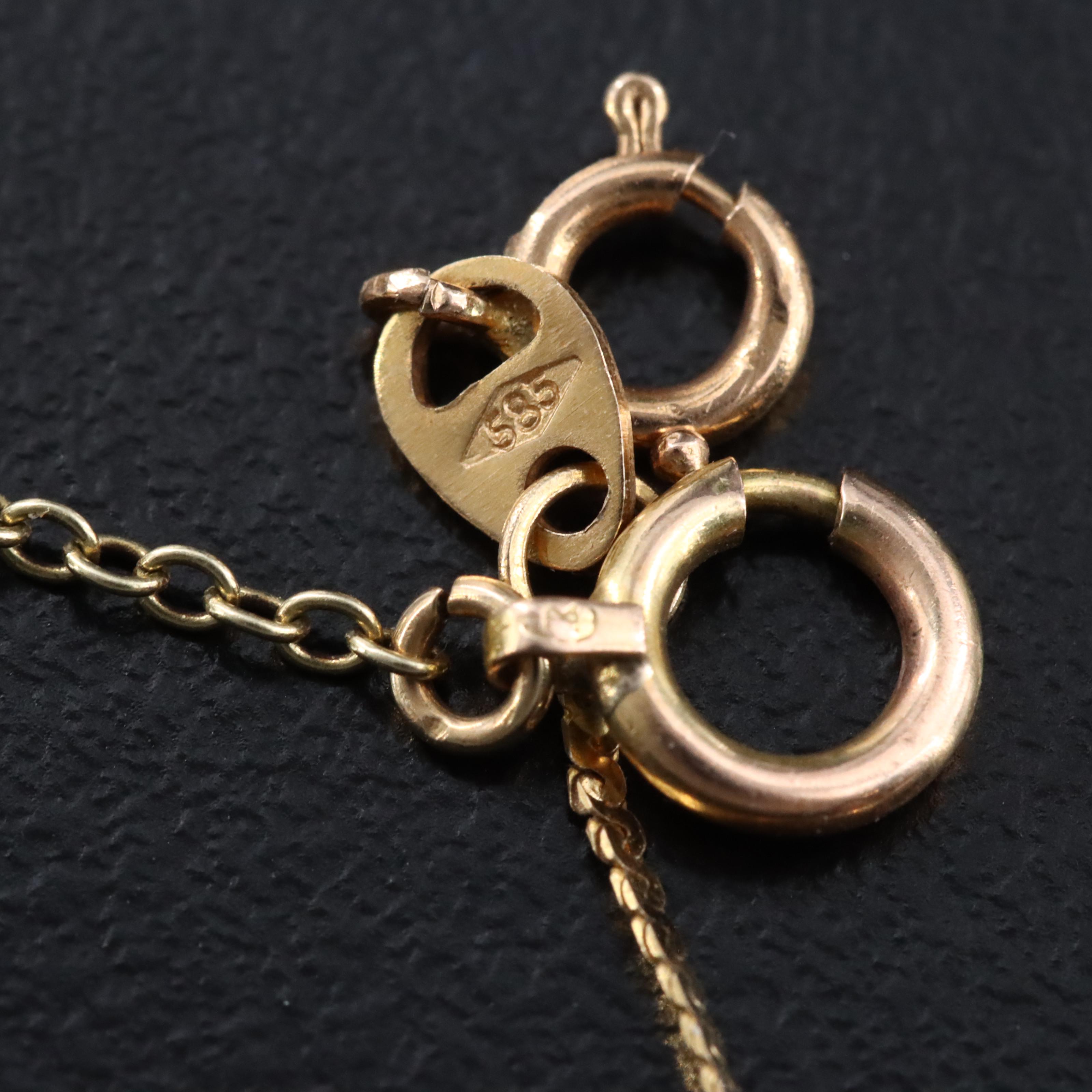 14K Pearl Station Bracelets