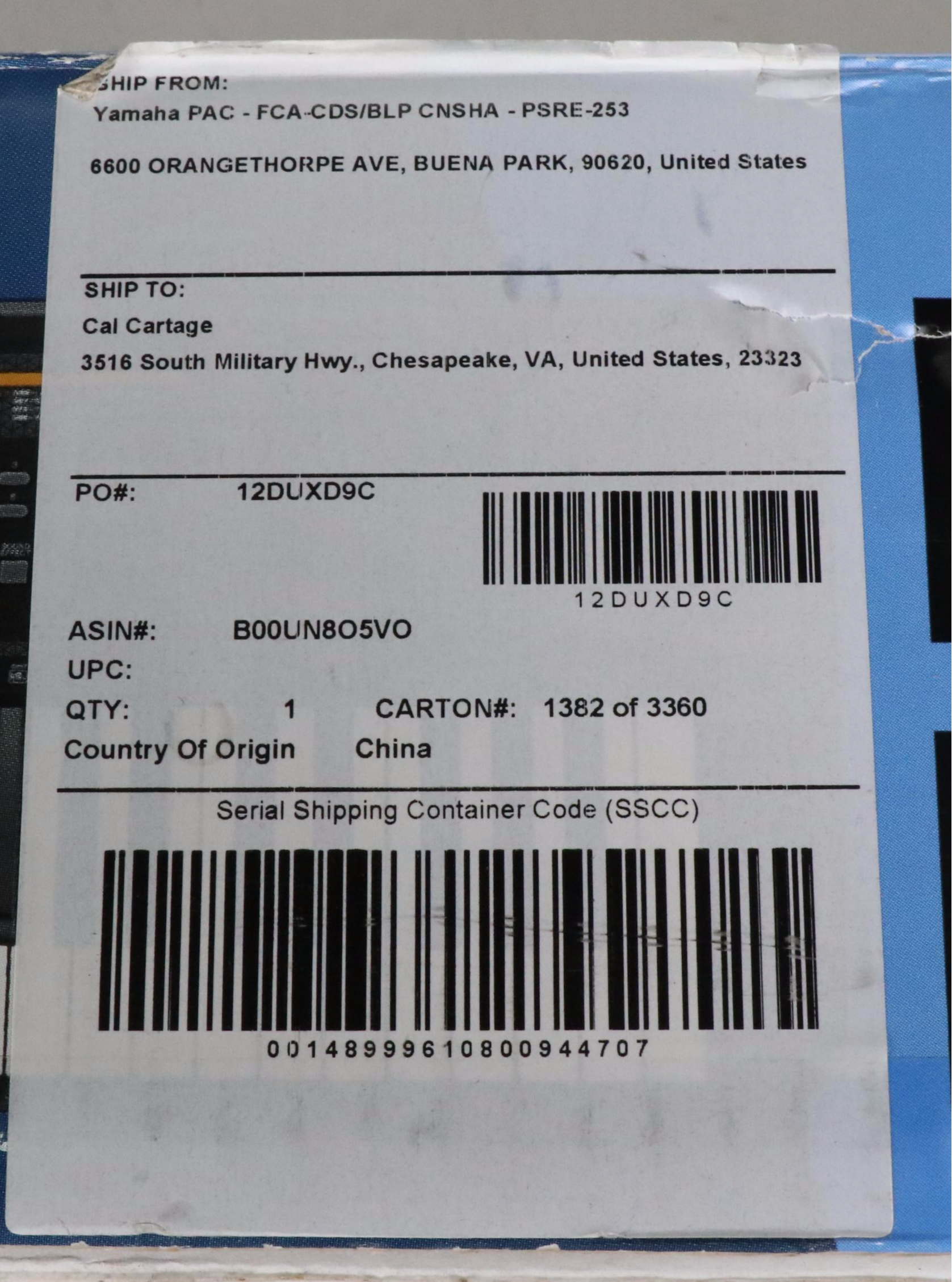 Yamaha PSR-E253 Portable Keyboard