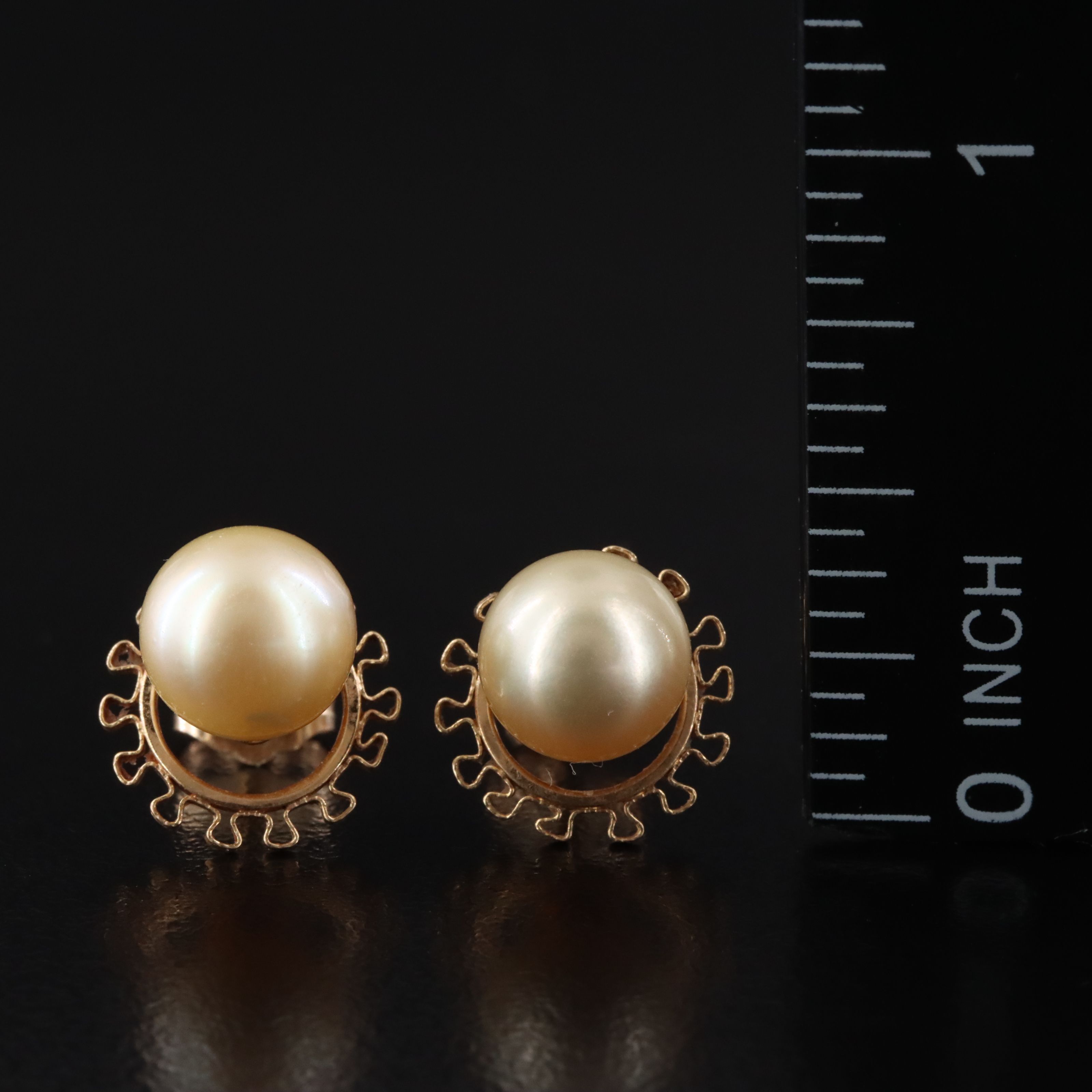 14K Pearl Earrings