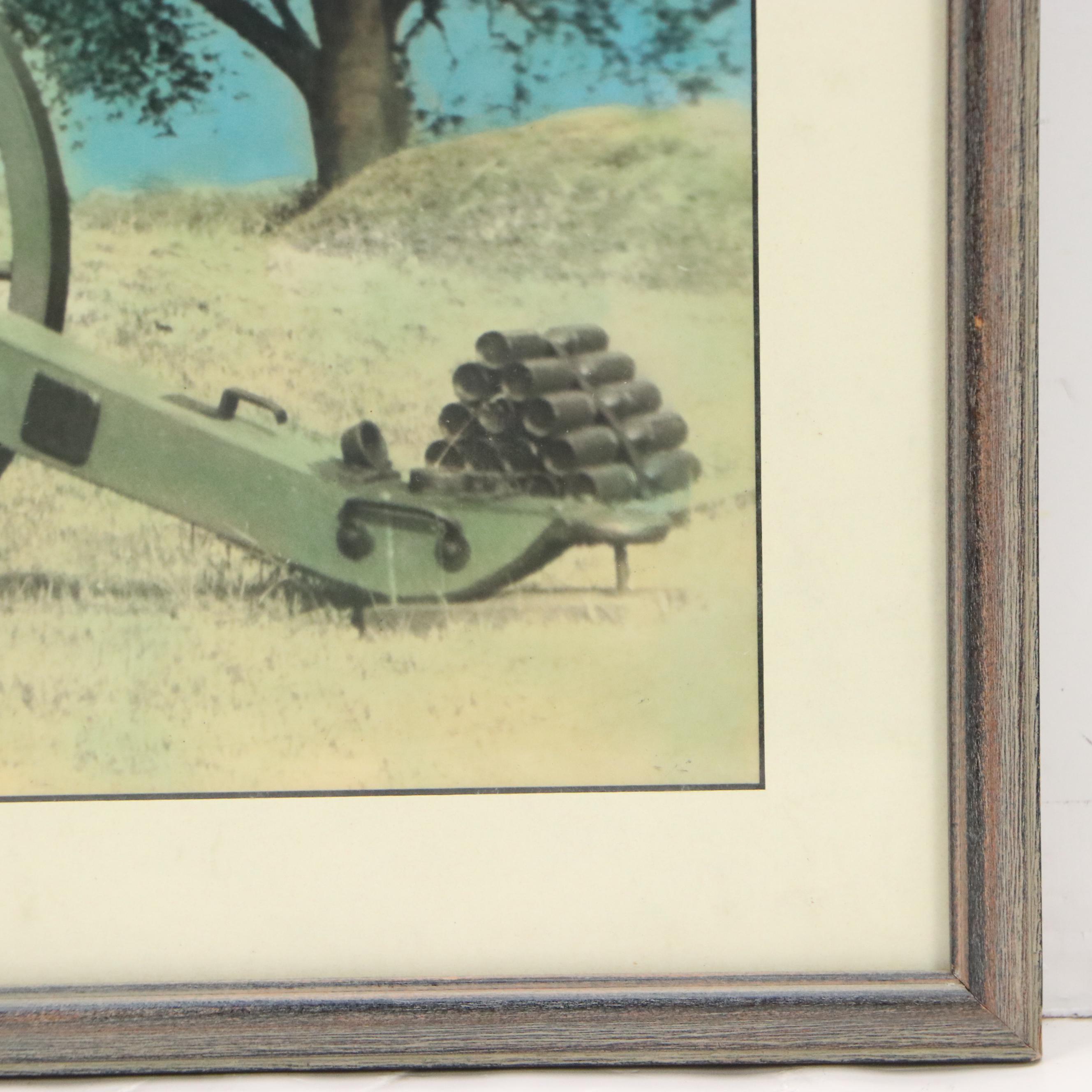 John Patrick Ball Chromogenic Photograph "Gettysburg Civil War Cannon," 1951