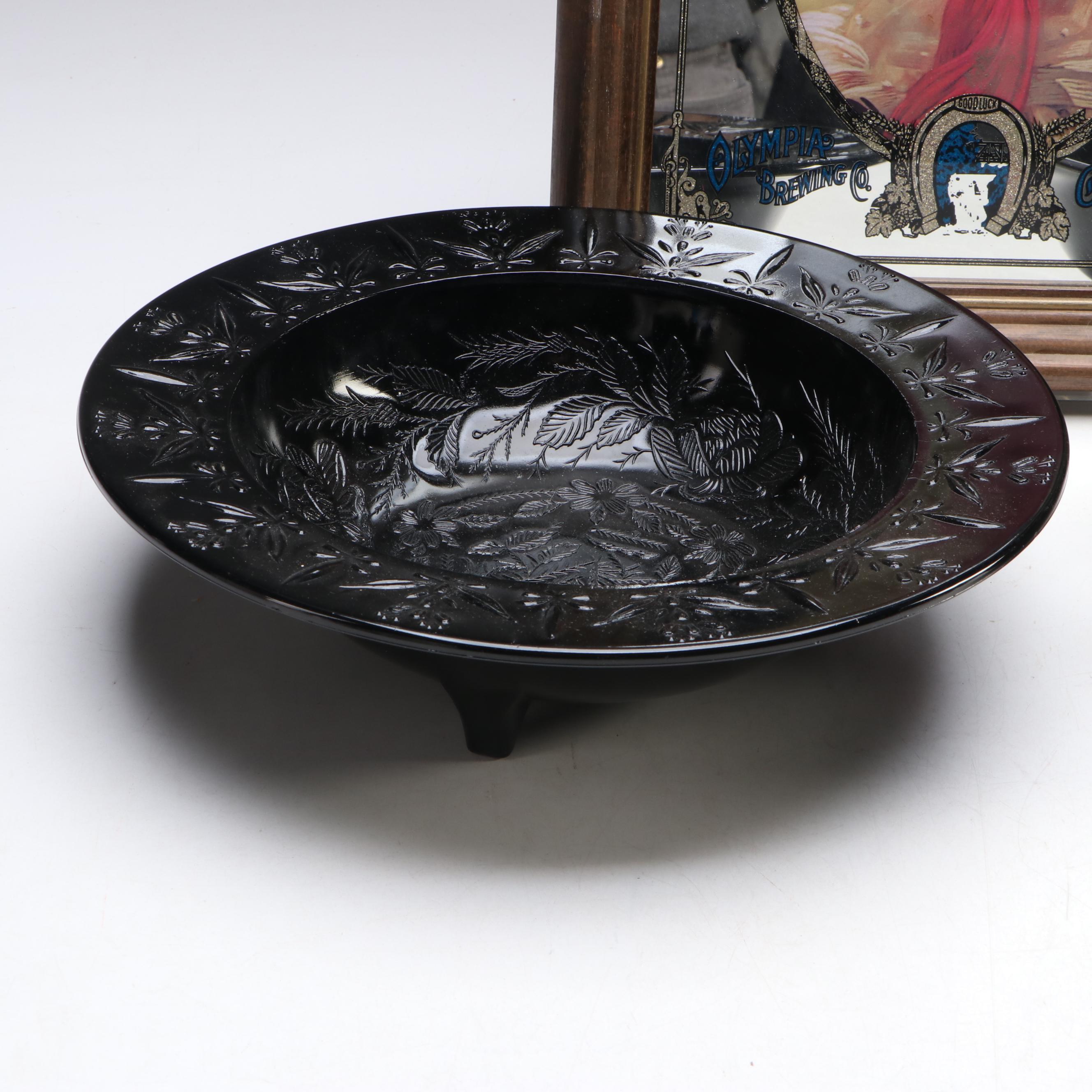 US Glass "Rose and Thorn" and Other Bowls With German Steins and More Breweriana