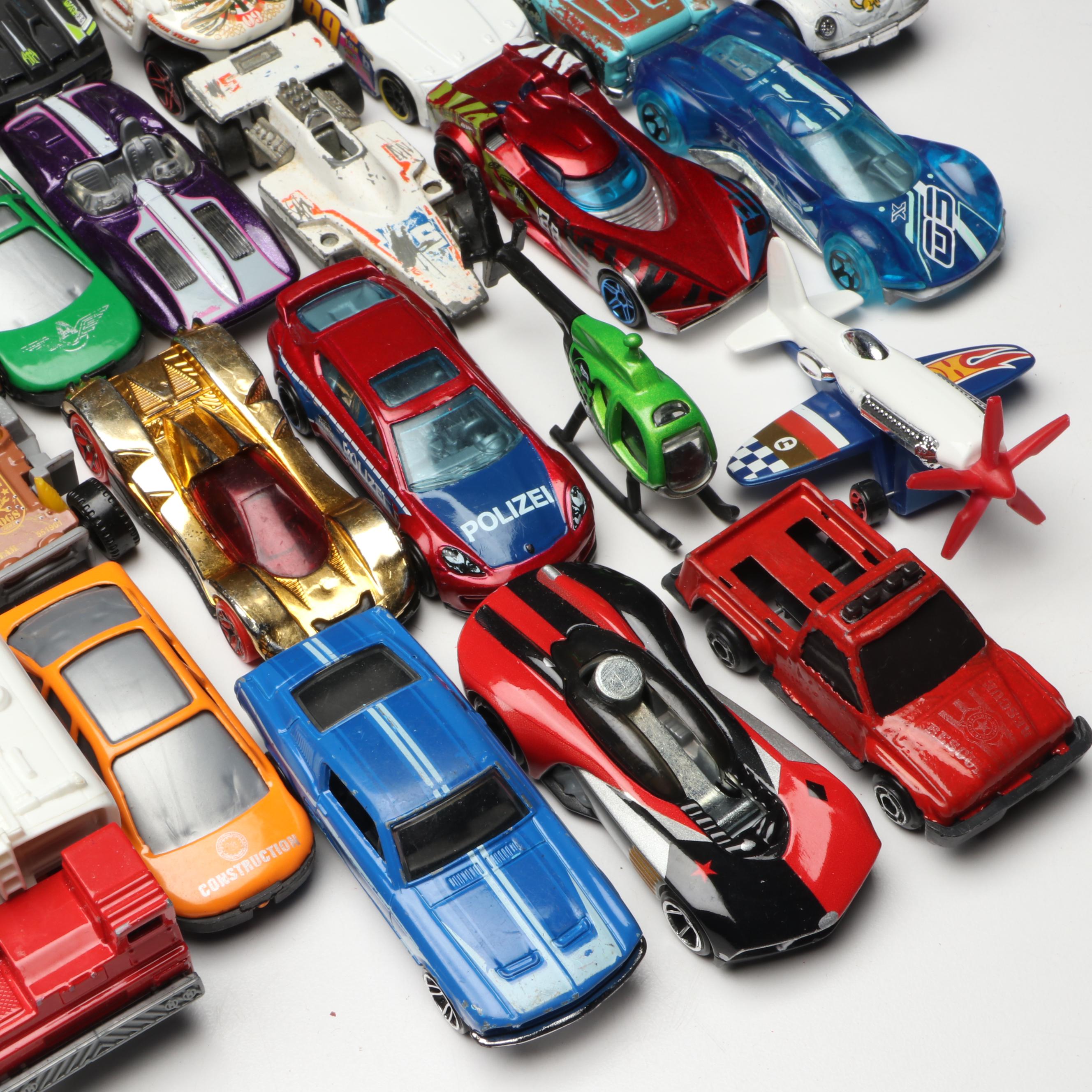 Mattel Hot Wheels Batmobile and Joker Car, More Diecast Toy Cars