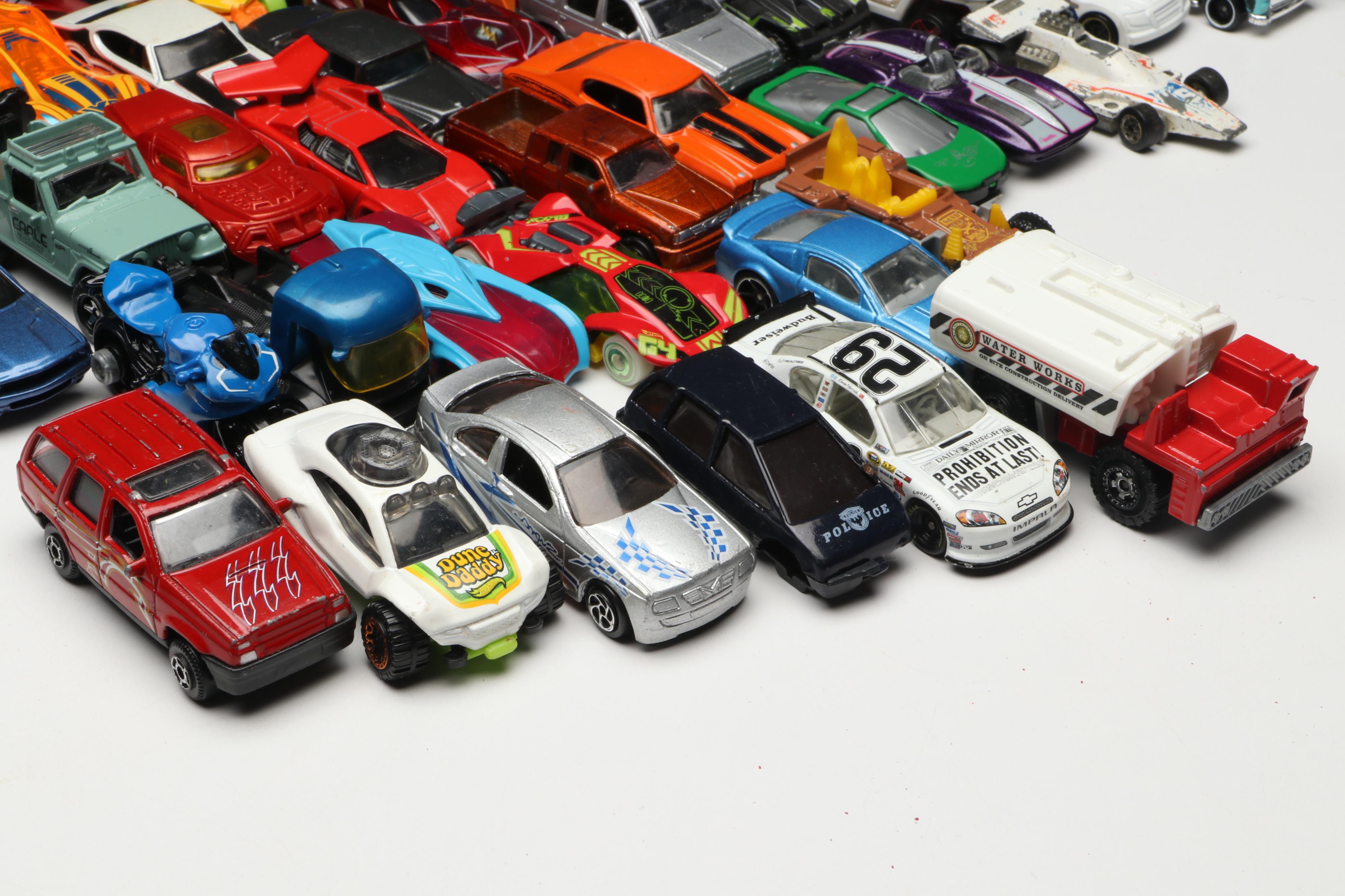 Mattel Hot Wheels Batmobile and Joker Car, More Diecast Toy Cars