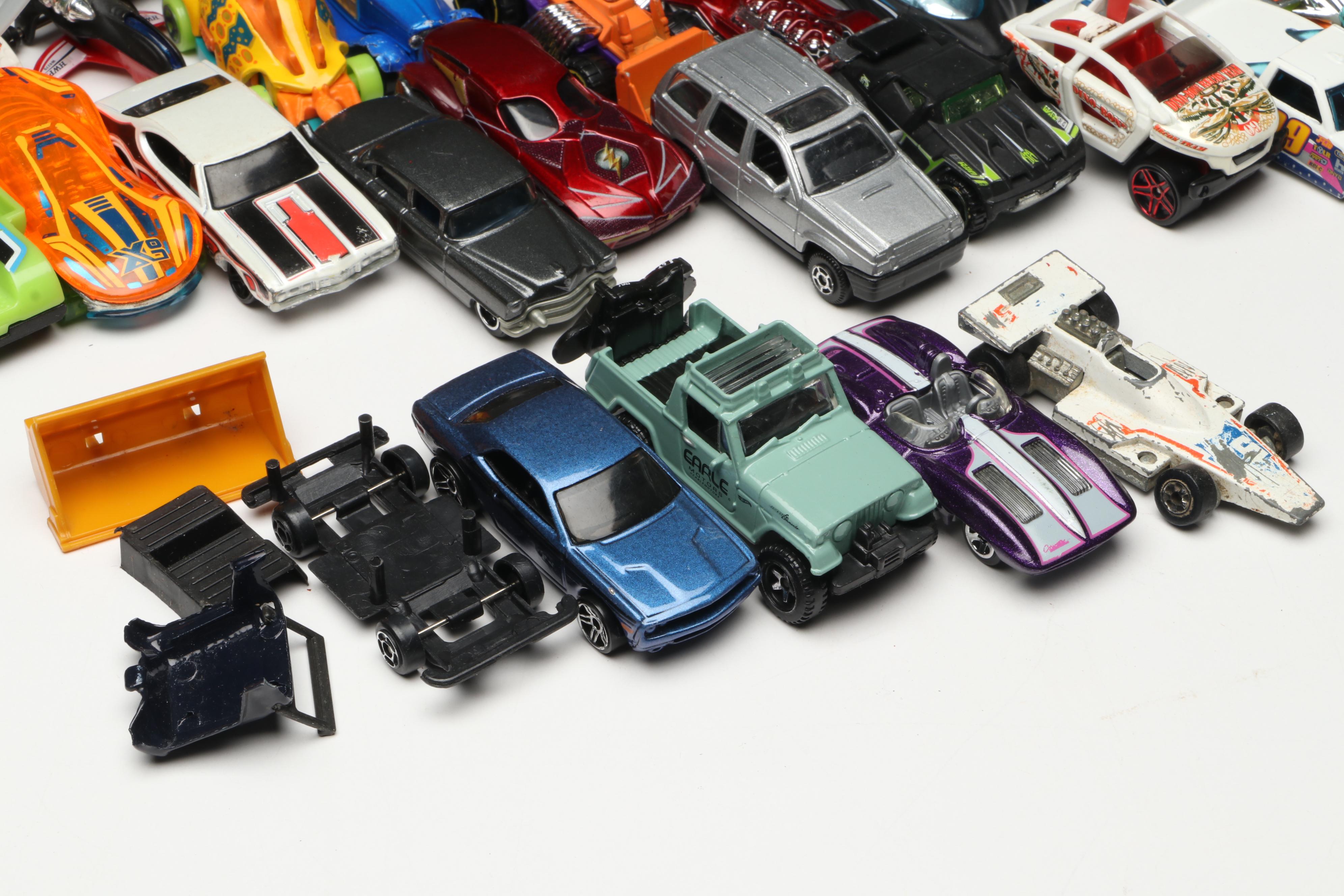 Mattel Hot Wheels Batmobile and Joker Car, More Diecast Toy Cars