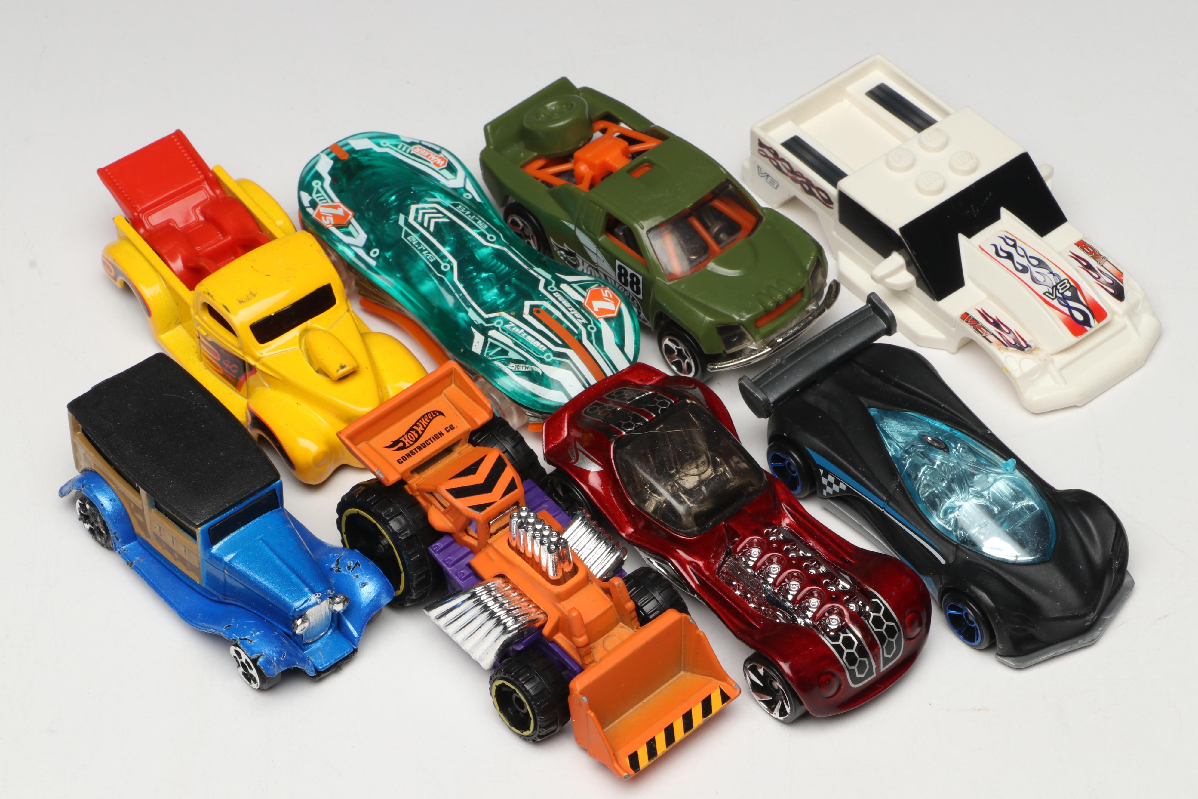 Mattel Hot Wheels Batmobile and Joker Car, More Diecast Toy Cars