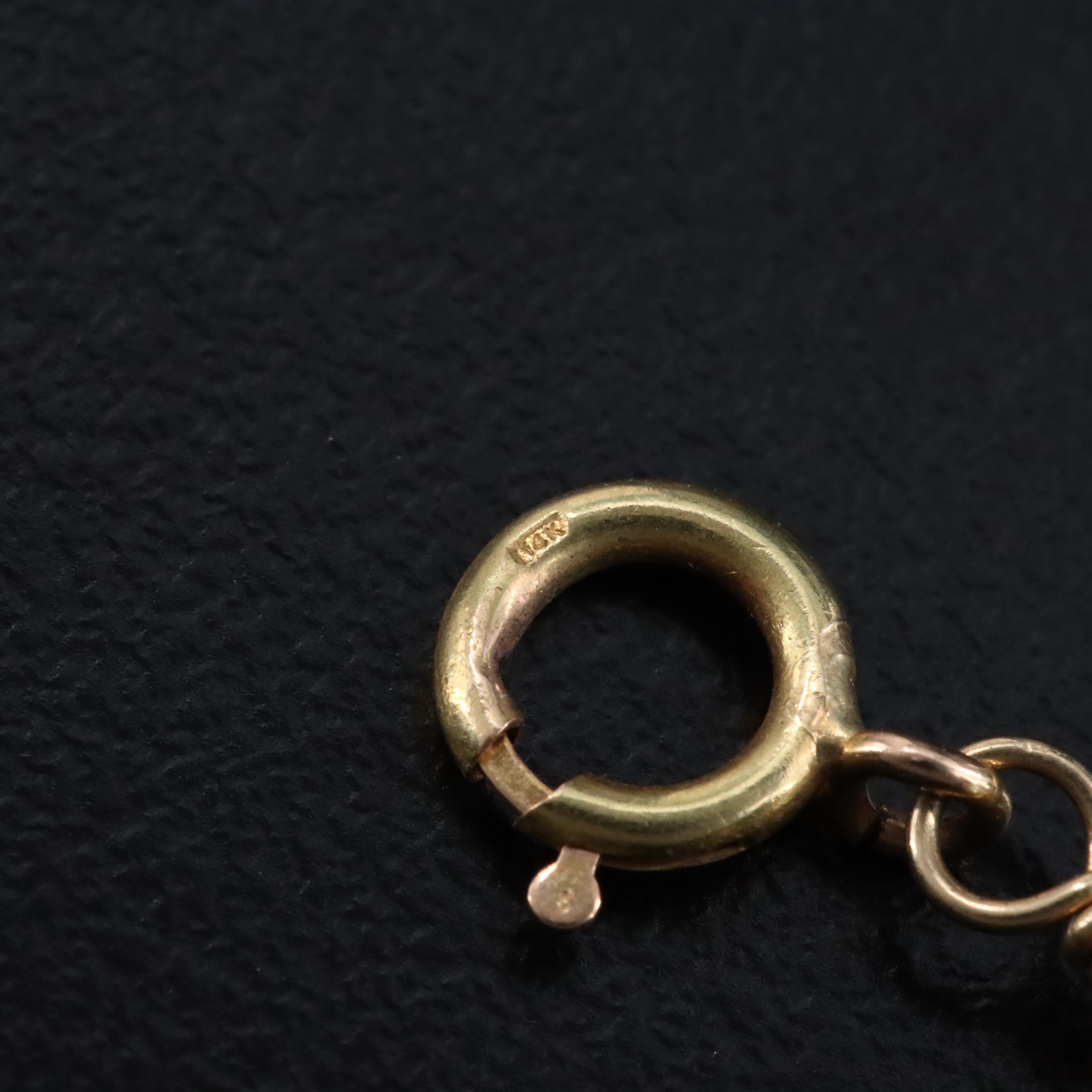 14K Pearl Station Bracelet