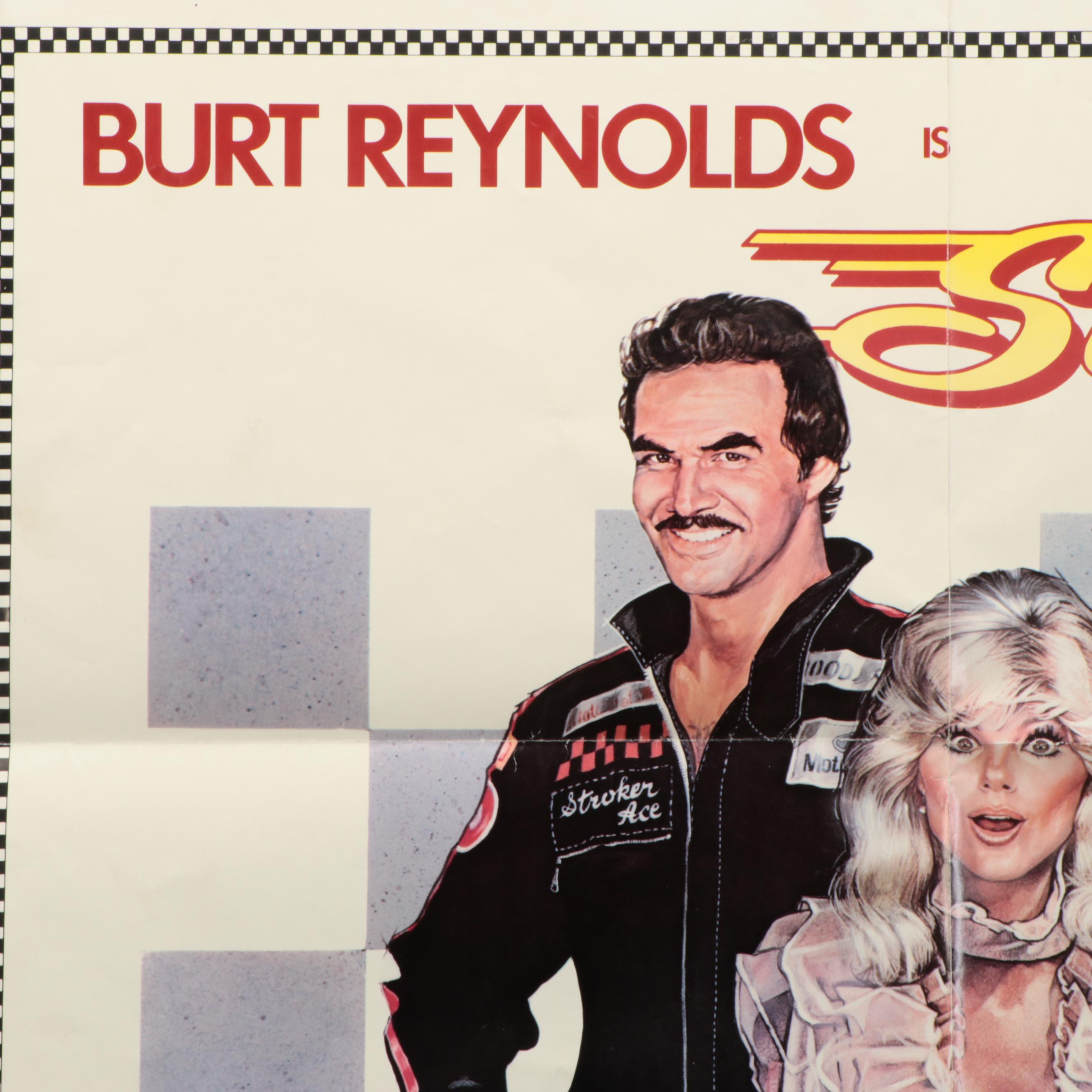 Burt Reynolds "Stroker Ace" Movie Poster, 1983