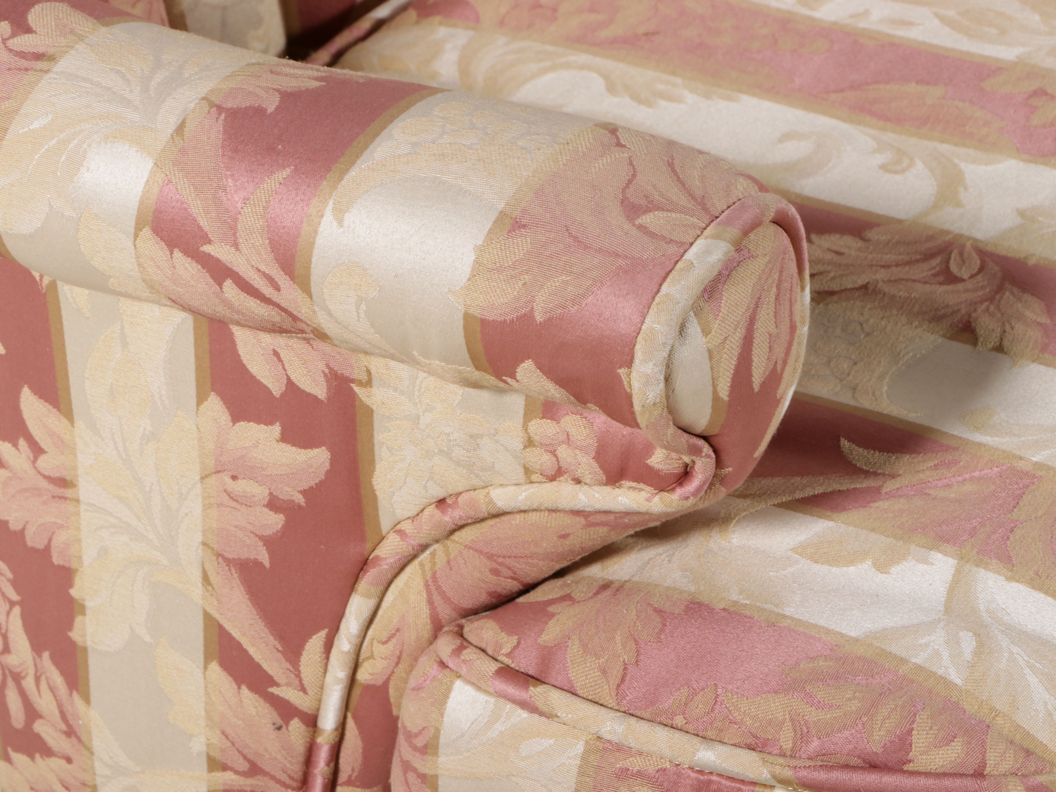 Pair of Custom Upholstered Armchairs, Late 20th Century