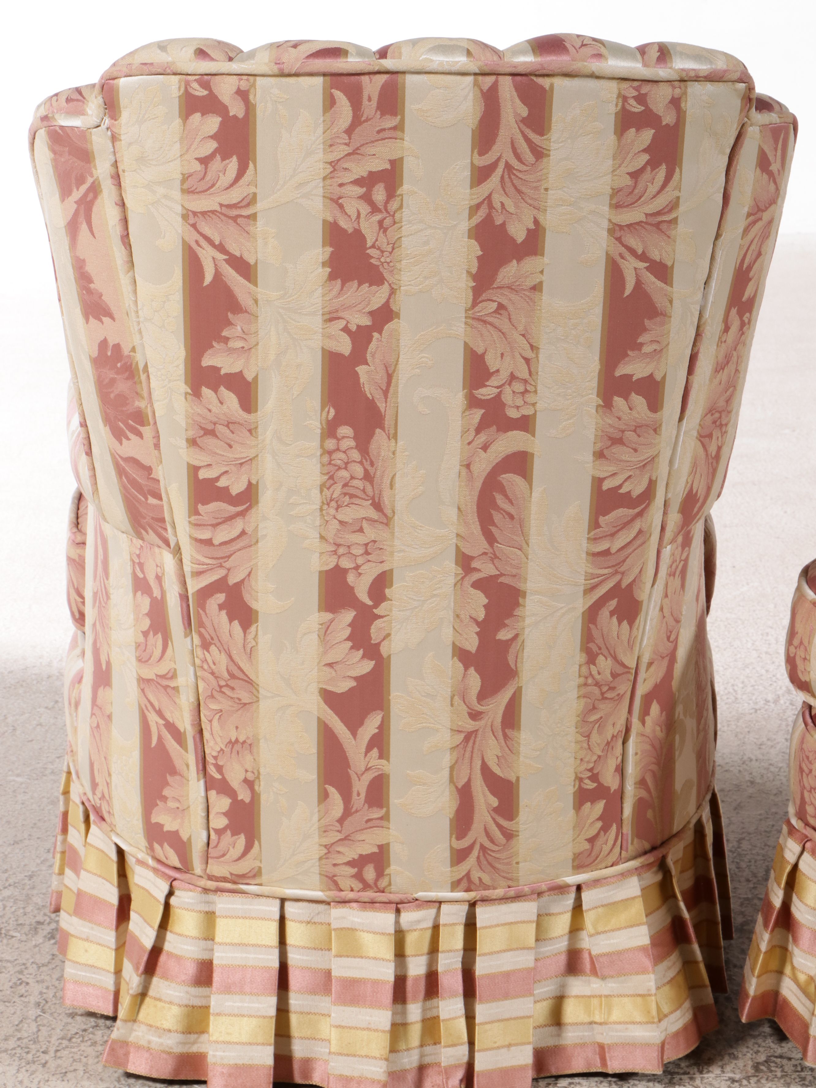 Pair of Custom Upholstered Armchairs, Late 20th Century