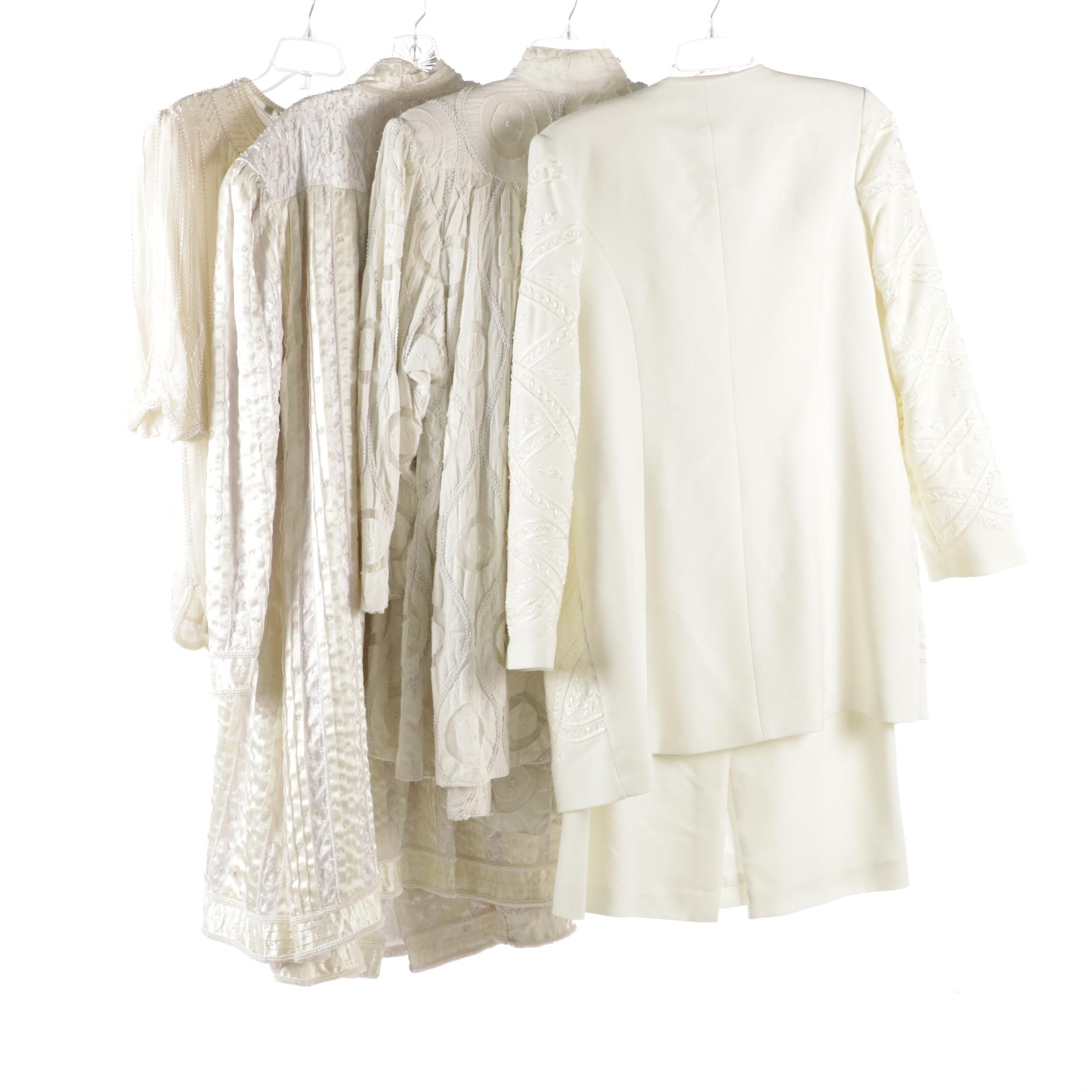 Vintage Heavily Embellished Bridal Wear Featuring Nina Massini and Semi Queen