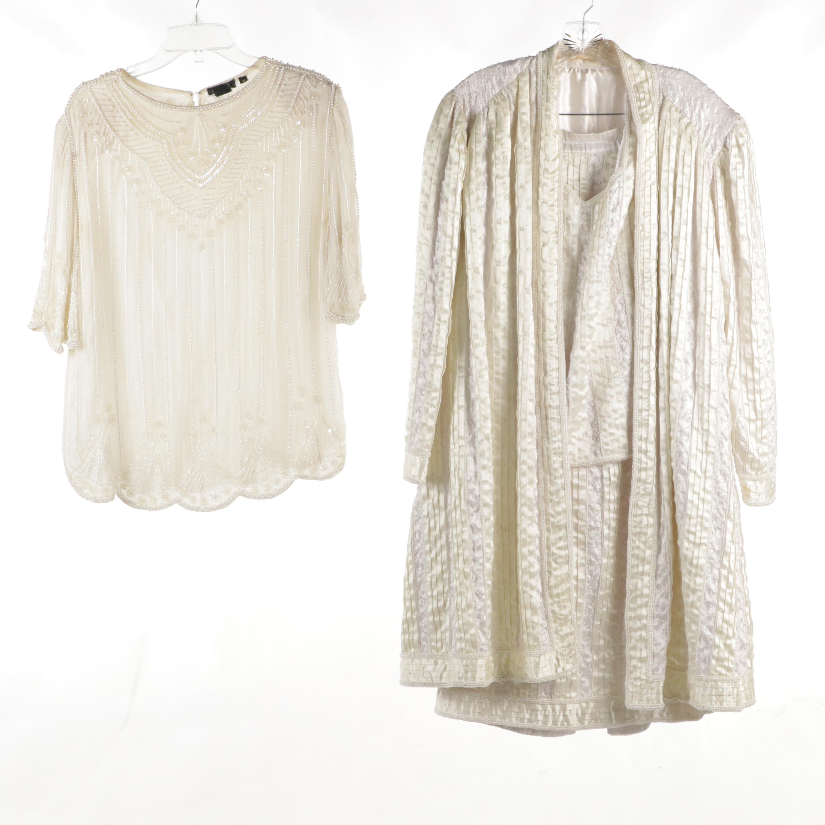 Vintage Heavily Embellished Bridal Wear Featuring Nina Massini and Semi Queen