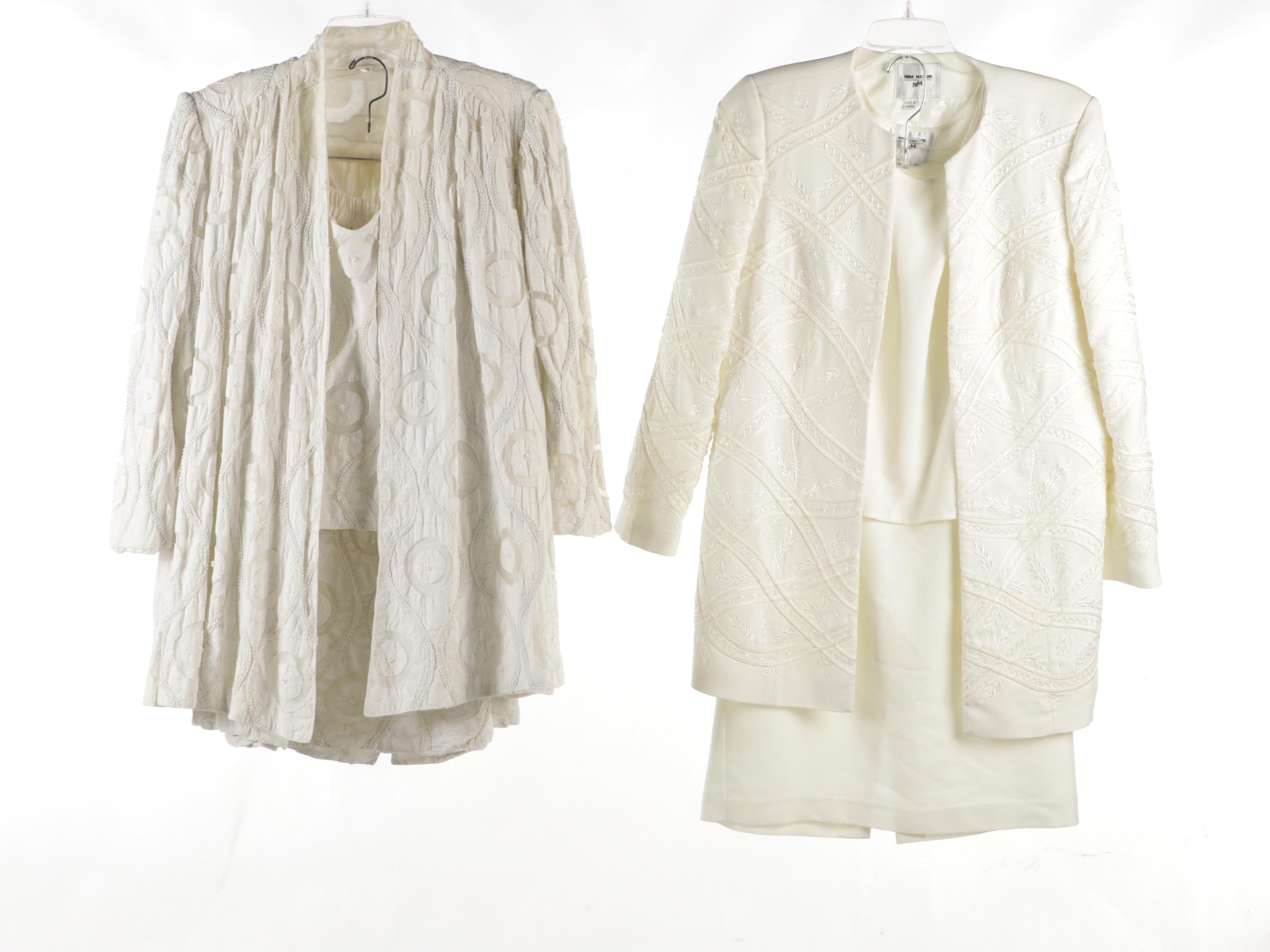 Vintage Heavily Embellished Bridal Wear Featuring Nina Massini and Semi Queen