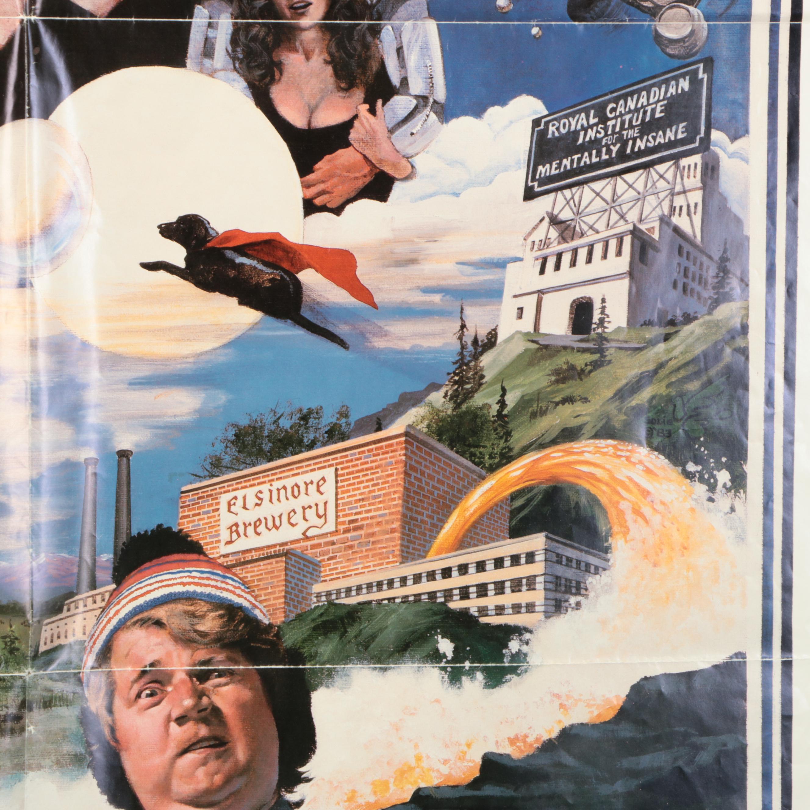 MGM "The Adventures of Bob & Doug McKenzie: Strange Brew" Movie Poster, 1983