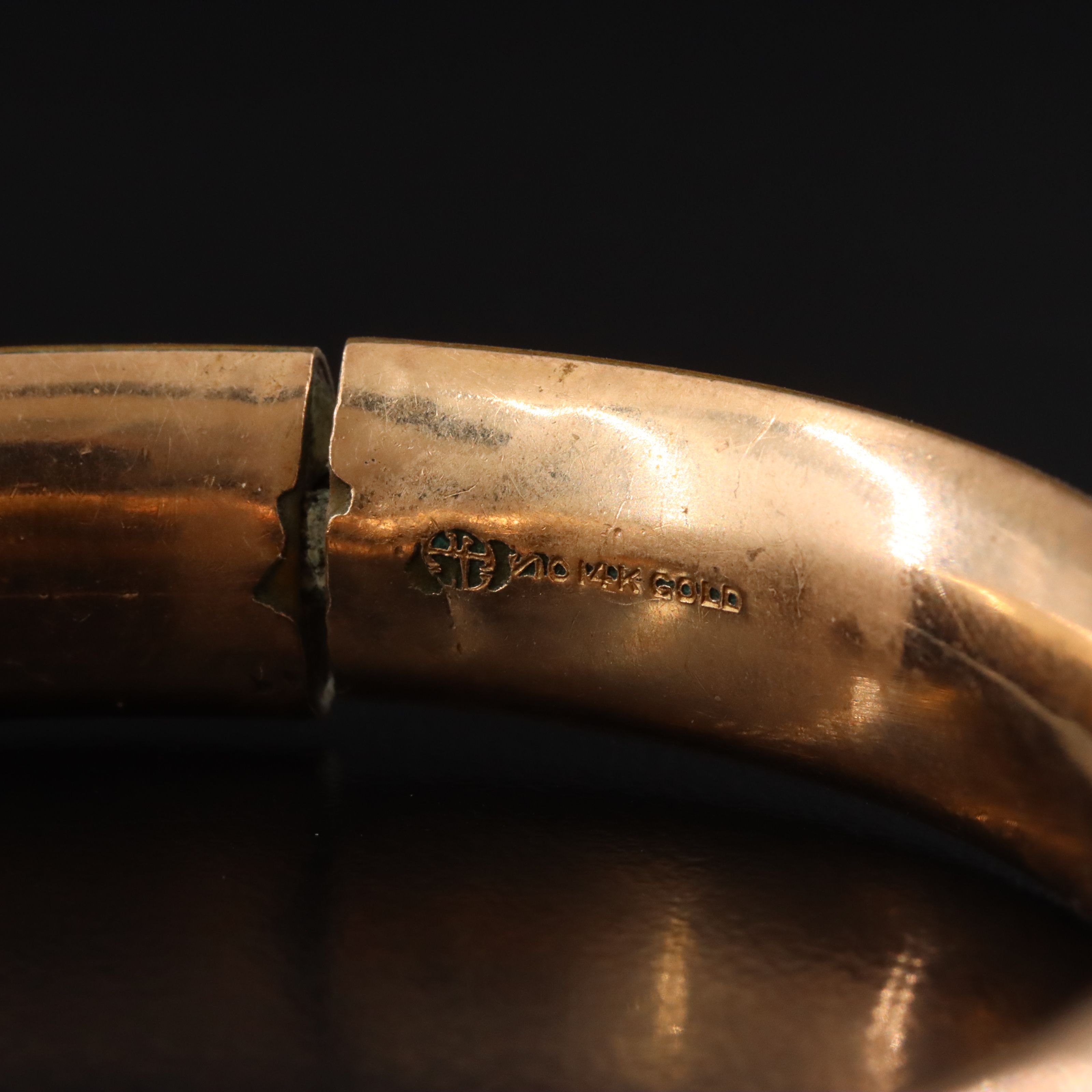 Early 1900s Gold-Filled Floral Bracelet