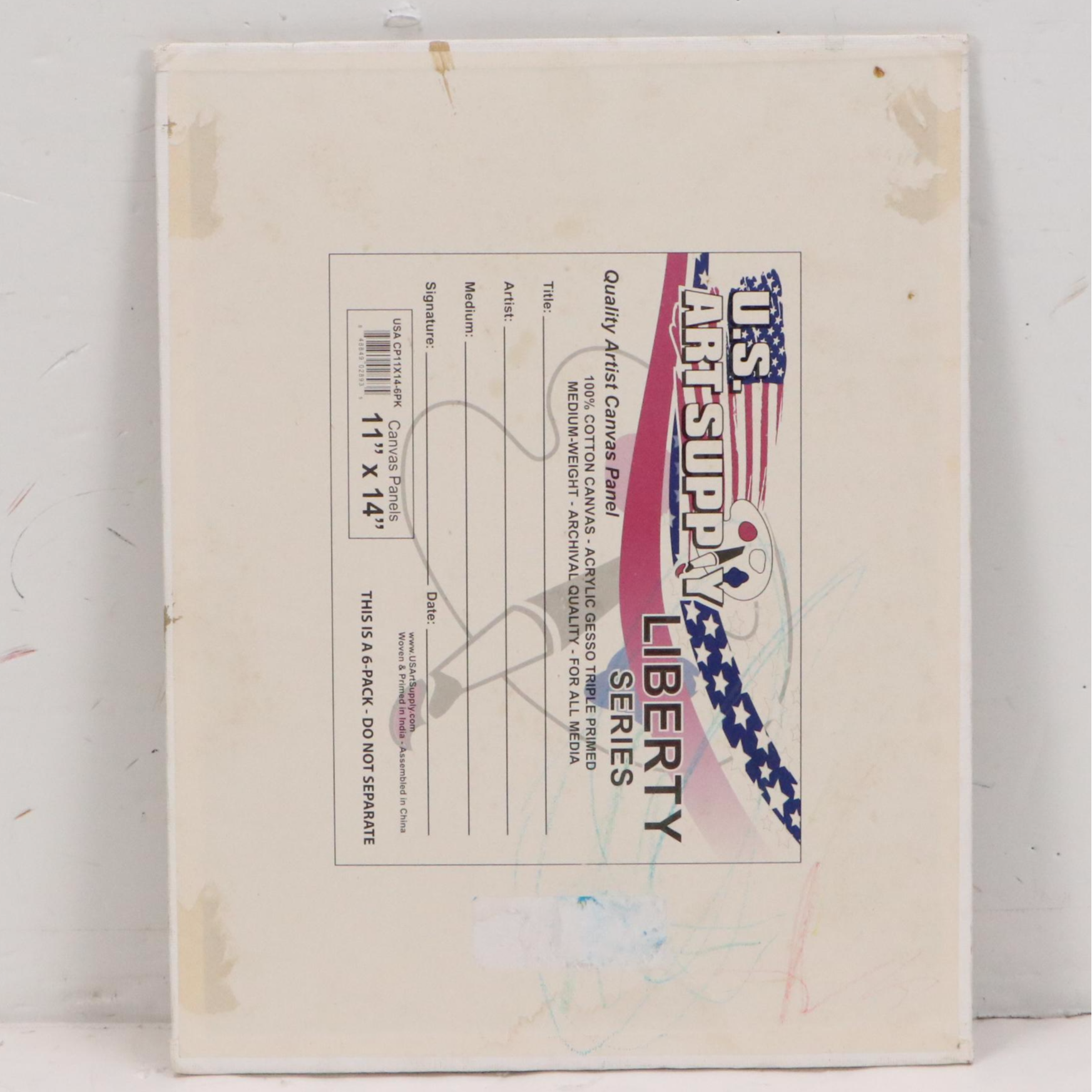 Acrylic Painting of Wildflower Bunch, 21st Century