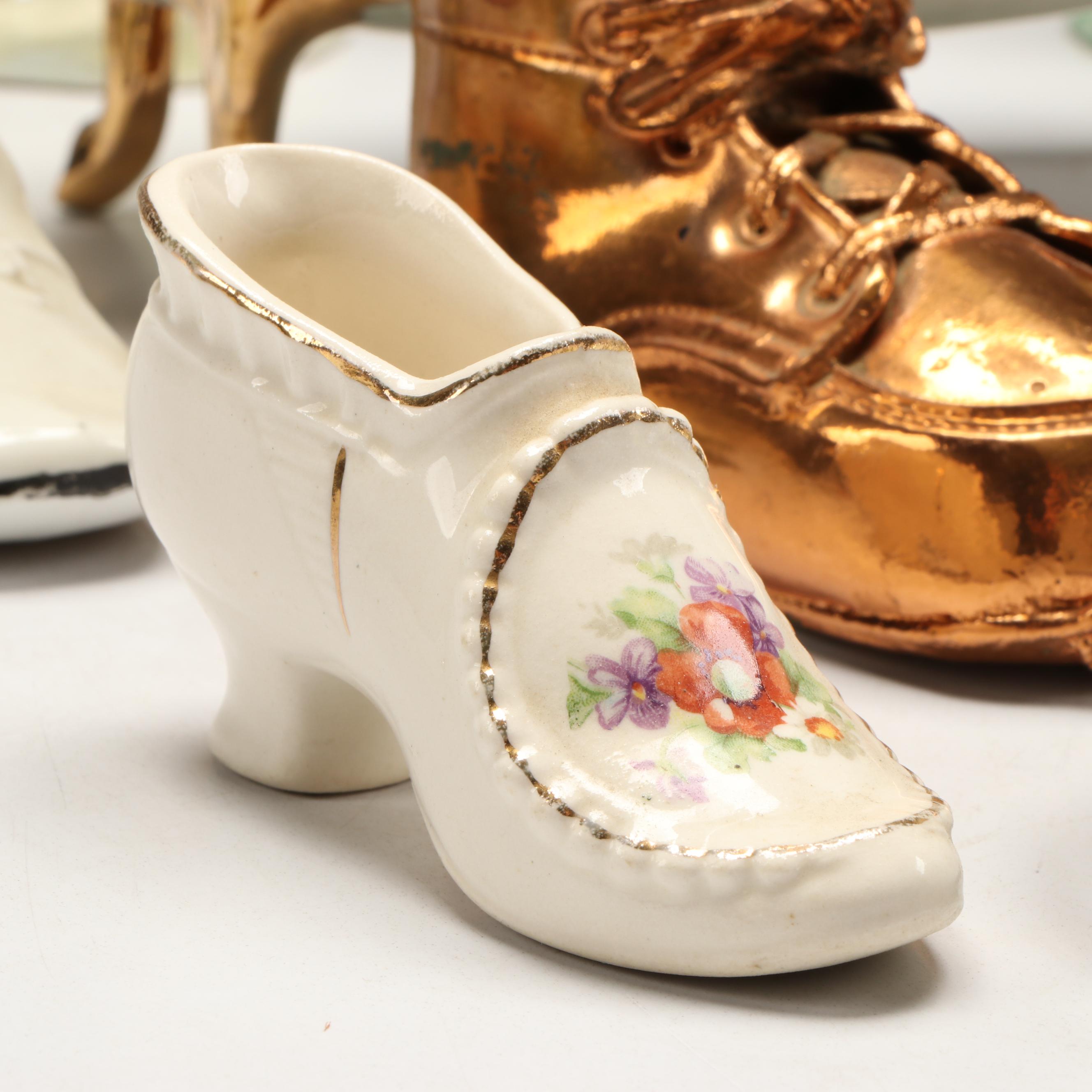 Balenciaga "Quadrille" Perfume Bottle, Copper Plate Baby Shoe, and More