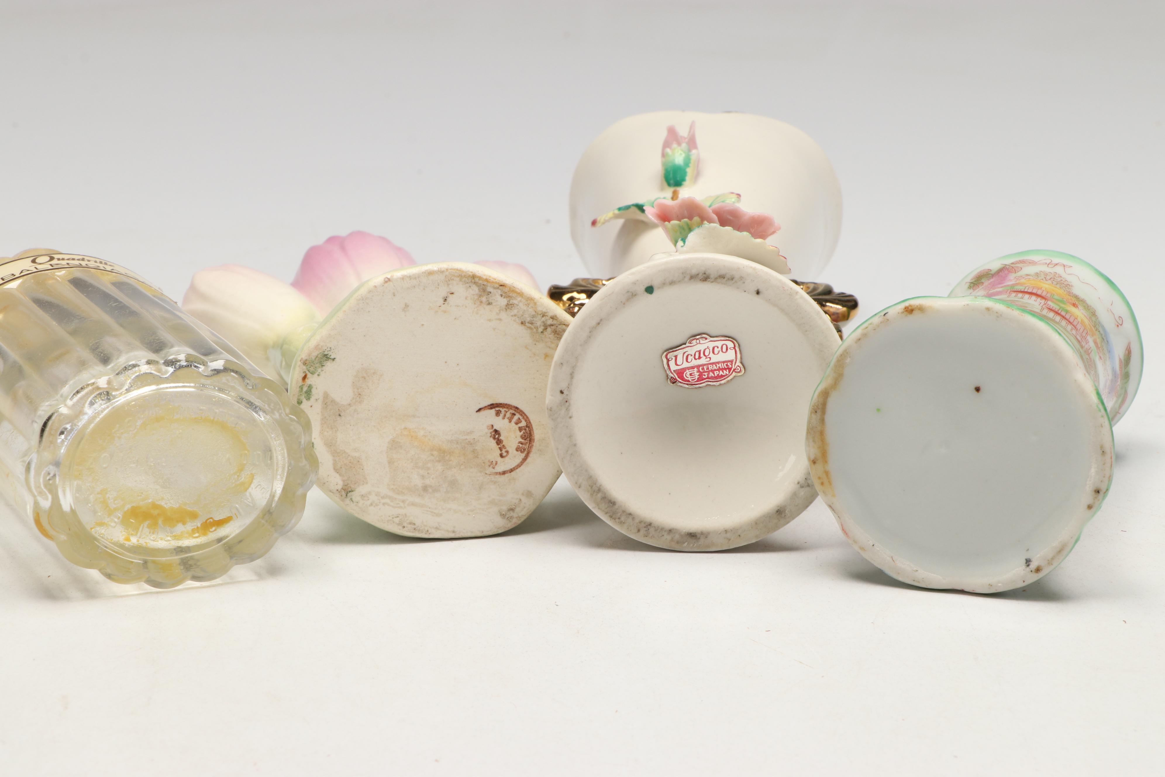 Balenciaga "Quadrille" Perfume Bottle, Copper Plate Baby Shoe, and More