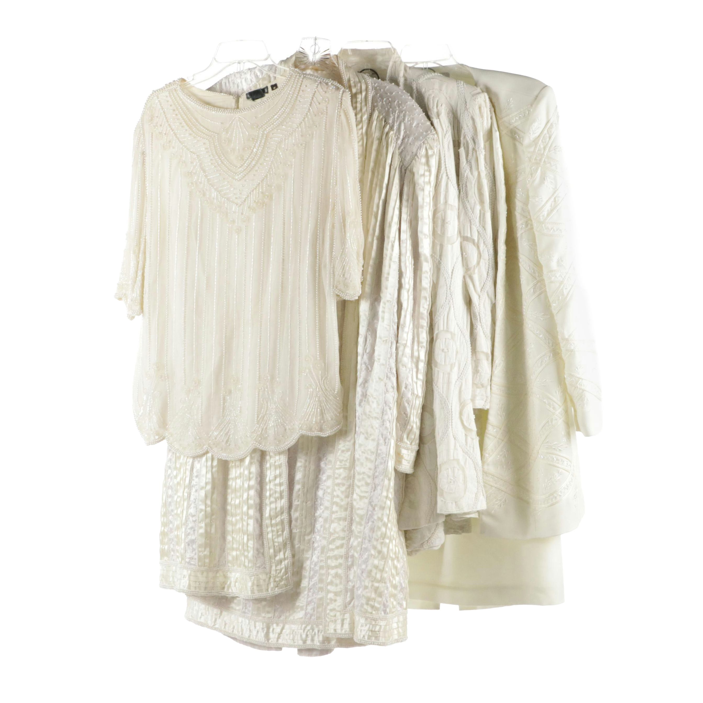 Vintage Heavily Embellished Bridal Wear Featuring Nina Massini and Semi Queen