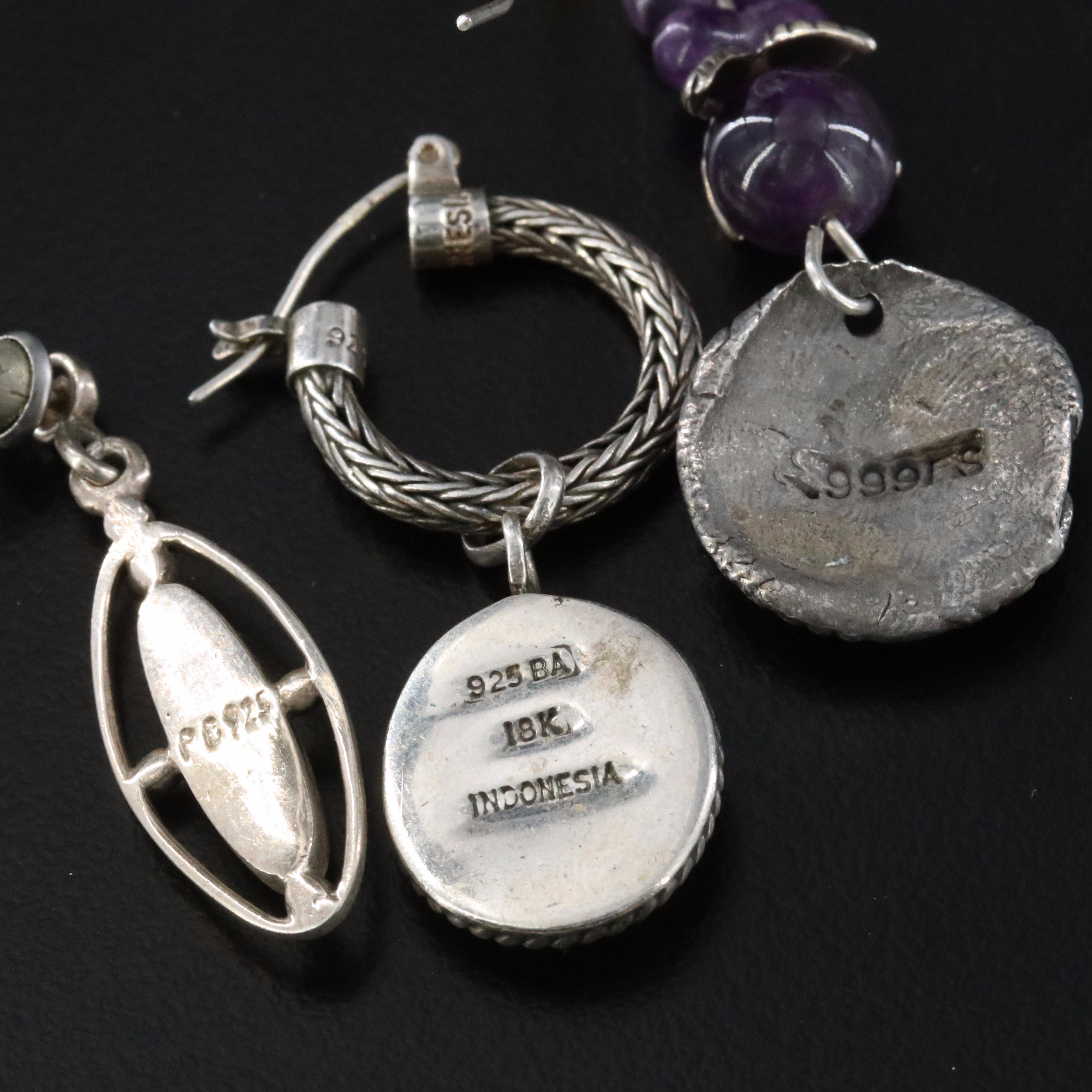 Sterling, 18K, Fine Silver and Gemstones Featured in Jewelry Collection