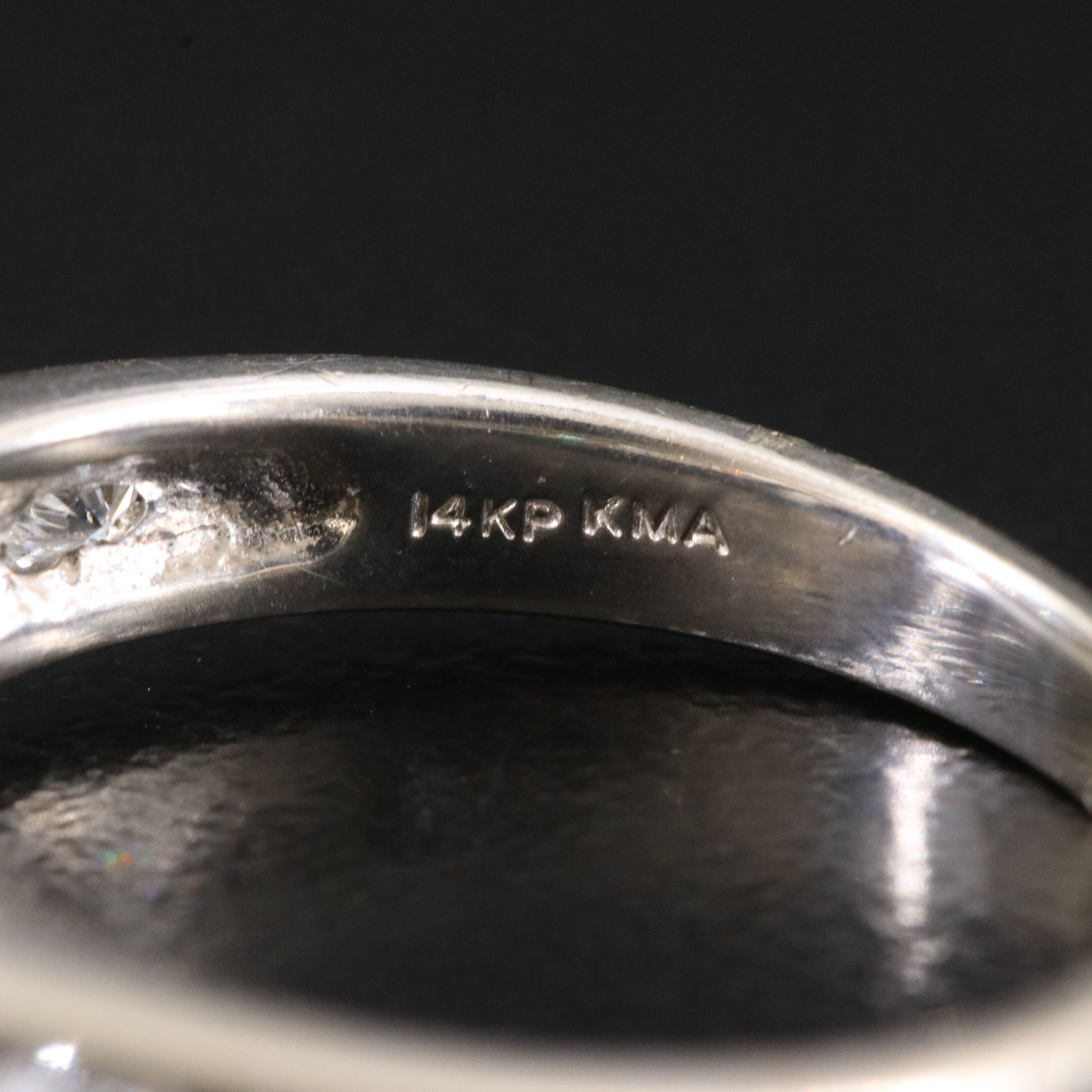 14K 2.23 CT Sapphire and Diamond Ring