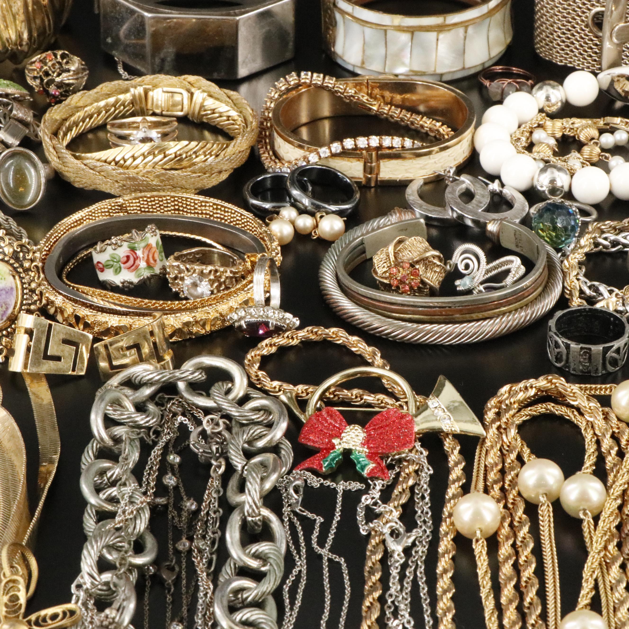 Mother-of-Pearl, Pearls and Trifari Featured in Vintage Jewelry Collection