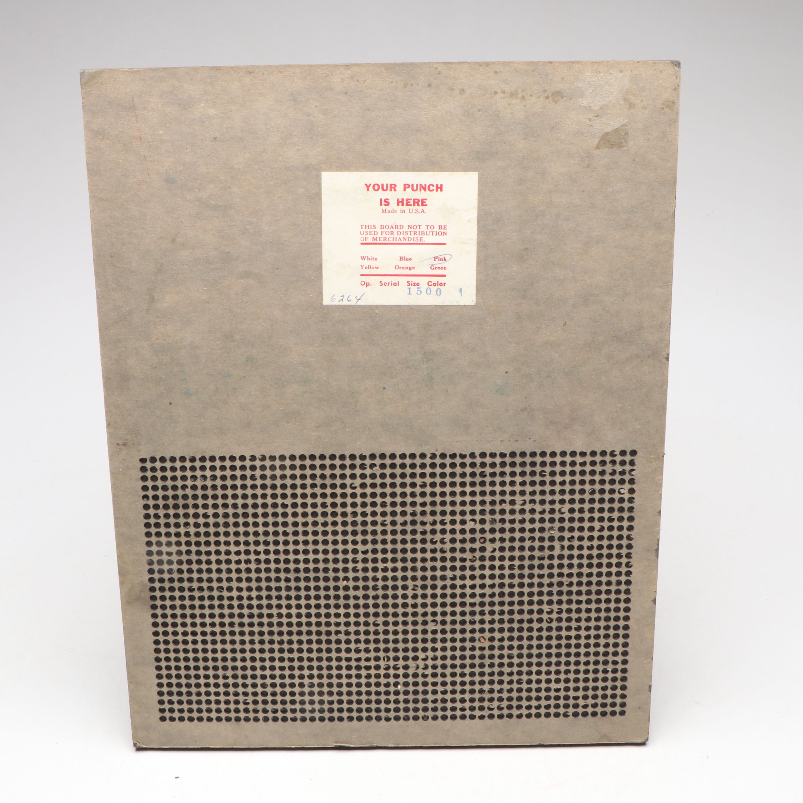 Big Bill's, Dime King and Spotlight Punchboards, Early to Mid-20th C.