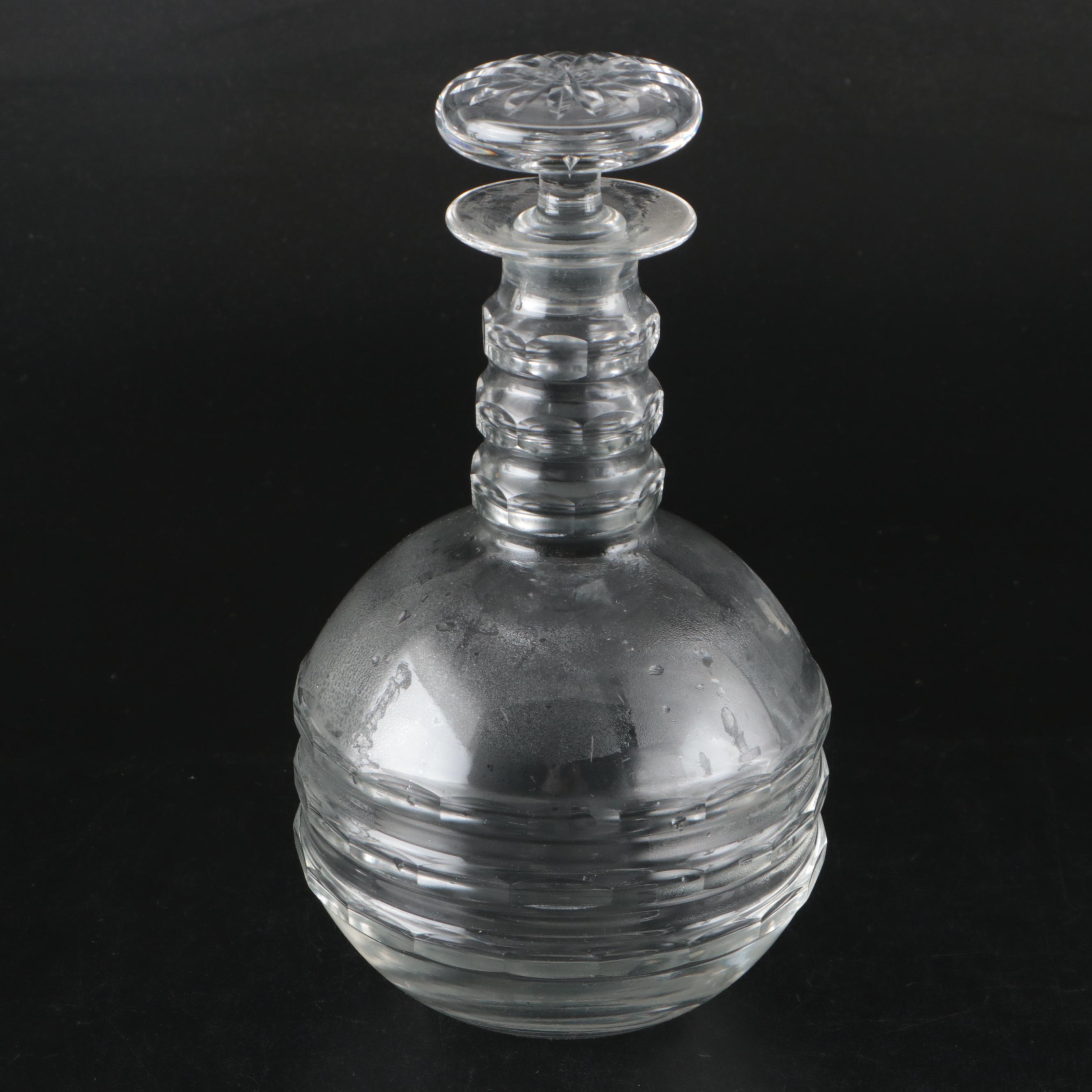 Crystal and Glass Stoppered Decanters