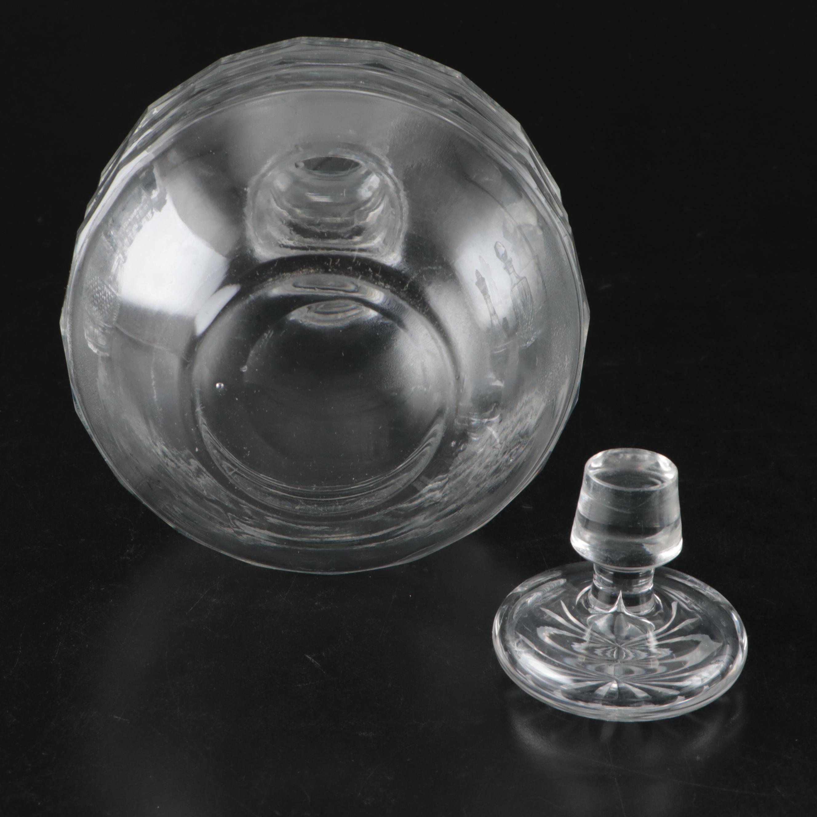 Crystal and Glass Stoppered Decanters