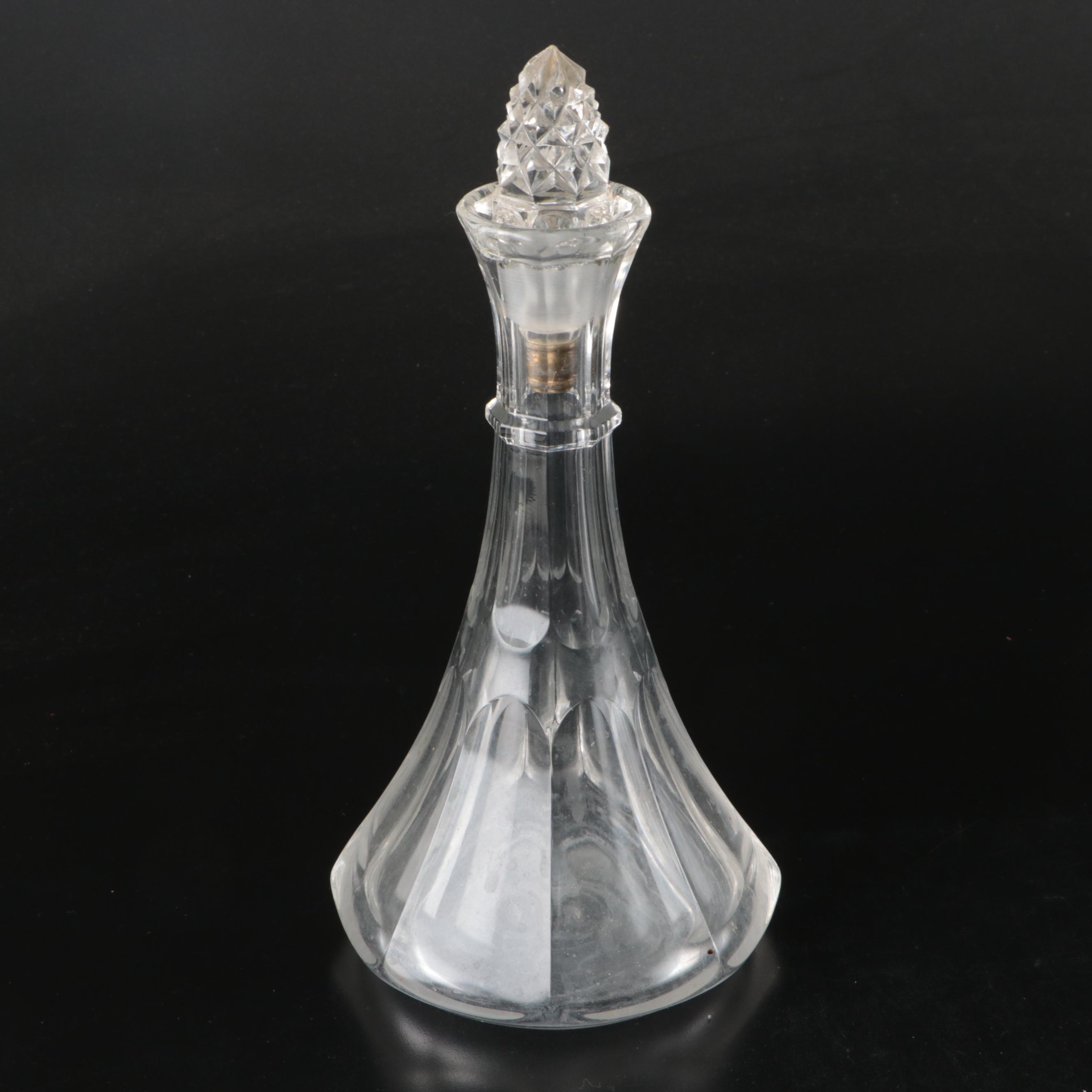 Crystal and Glass Stoppered Decanters